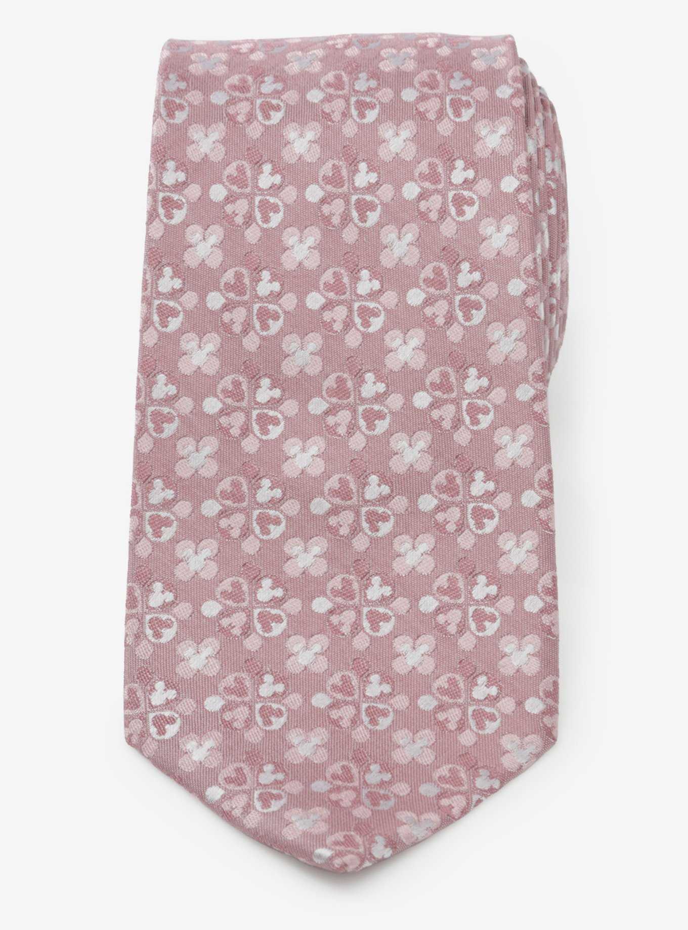 Disney Mickey Mouse Silhouette Blossom Pink Tie, , hi-res