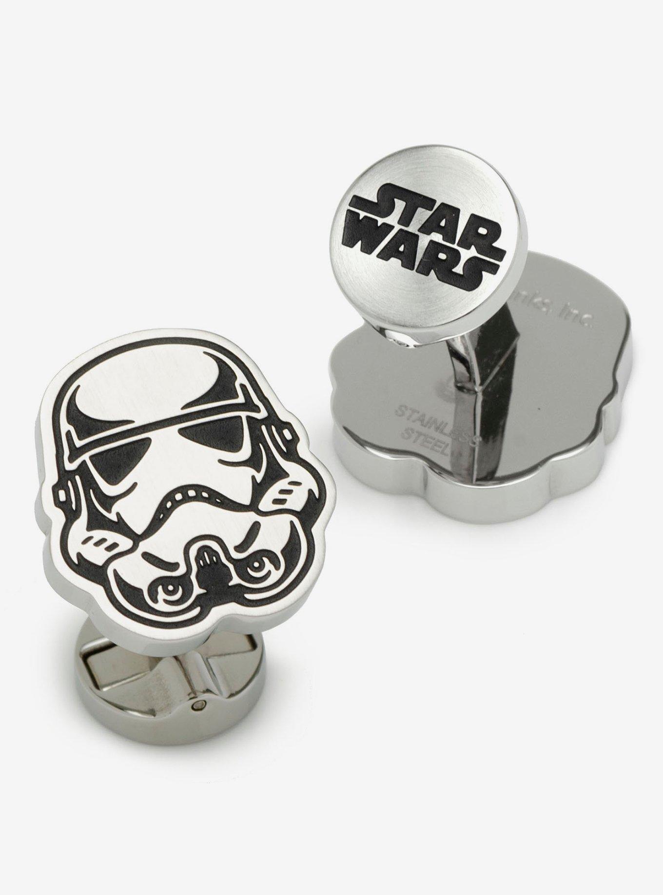 Star Wars Stormtrooper Stainless Steel Cufflinks, , hi-res