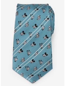 Disney Mickey and Friends Aqua Striped Tie, , hi-res