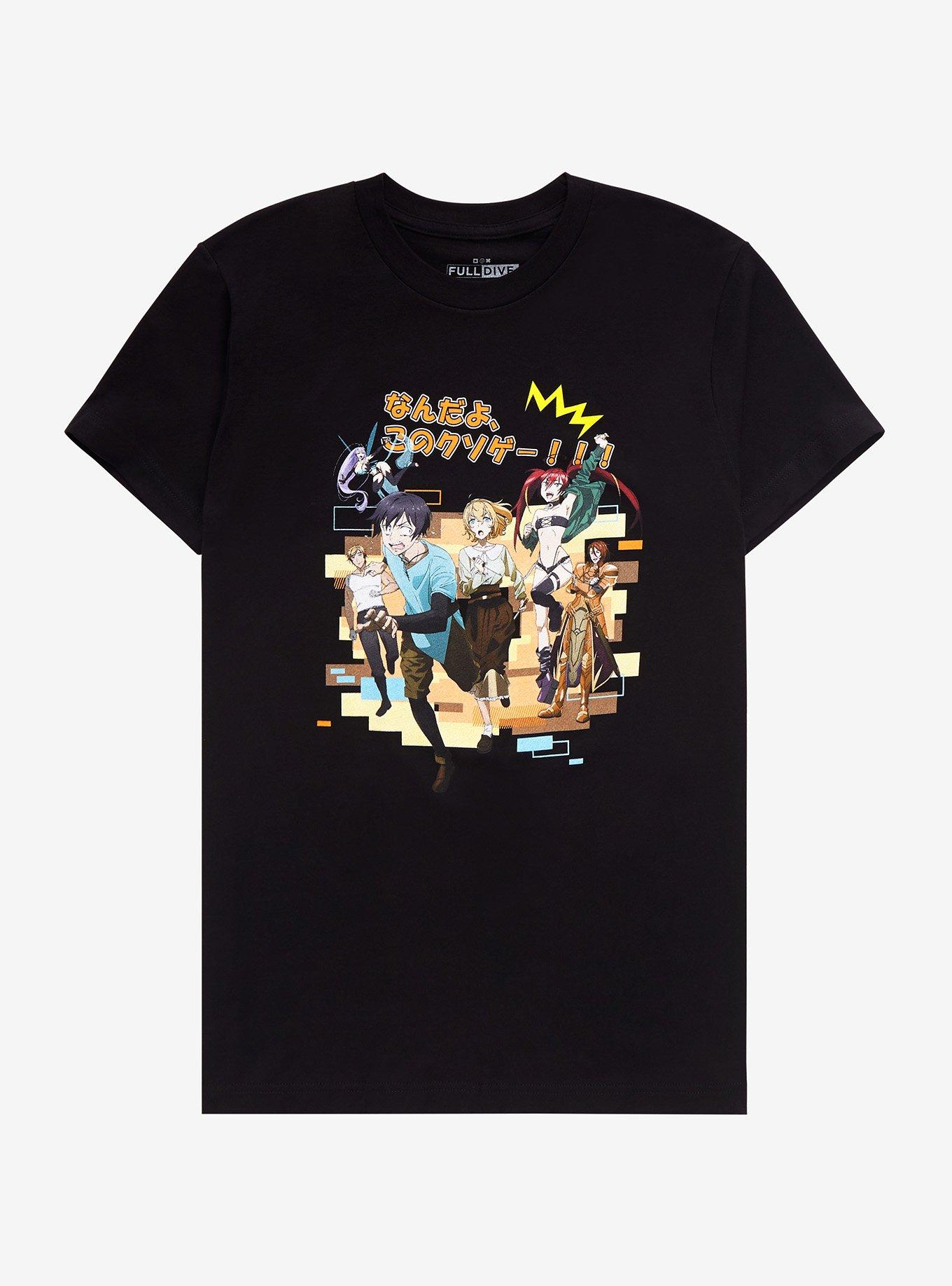 Kyuukyoku Shinka Shita Full Dive RPG Key Art T-Shirt, BLACK, hi-res