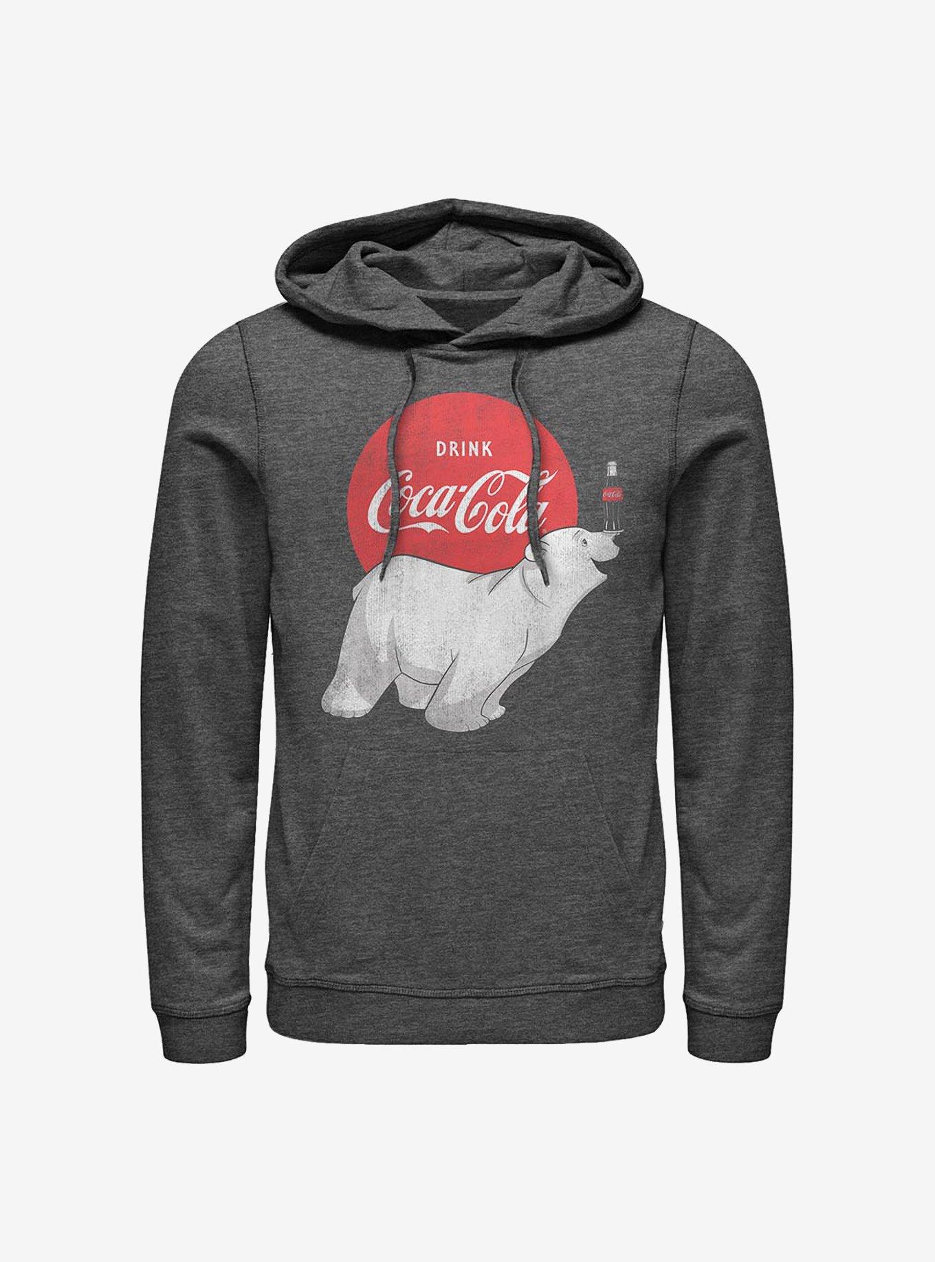 Coke Polar Hoodie, CHAR HTR, hi-res