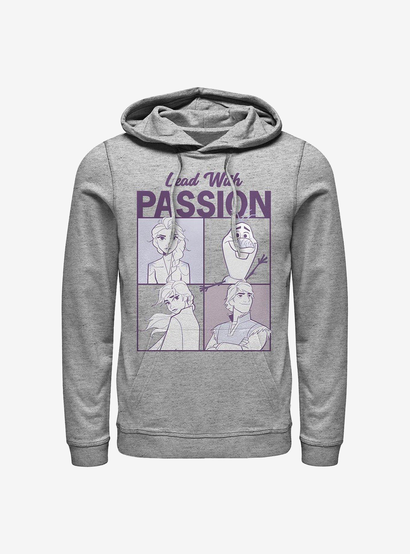 Disney Frozen 2 Lead With Passion Hoodie, ATH HTR, hi-res