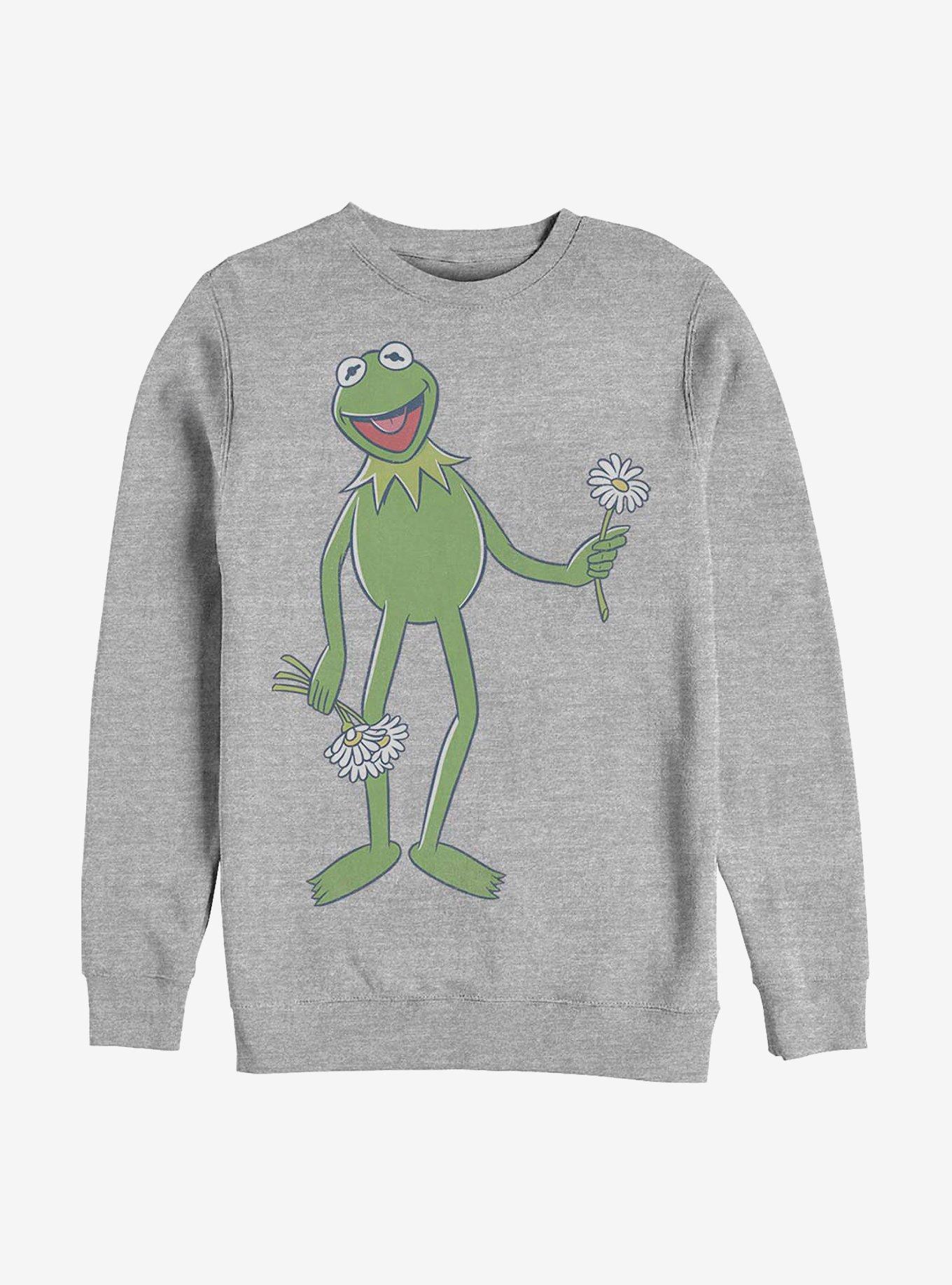 Disney The Muppets Big Kermit Crew Sweatshirt, ATH HTR, hi-res