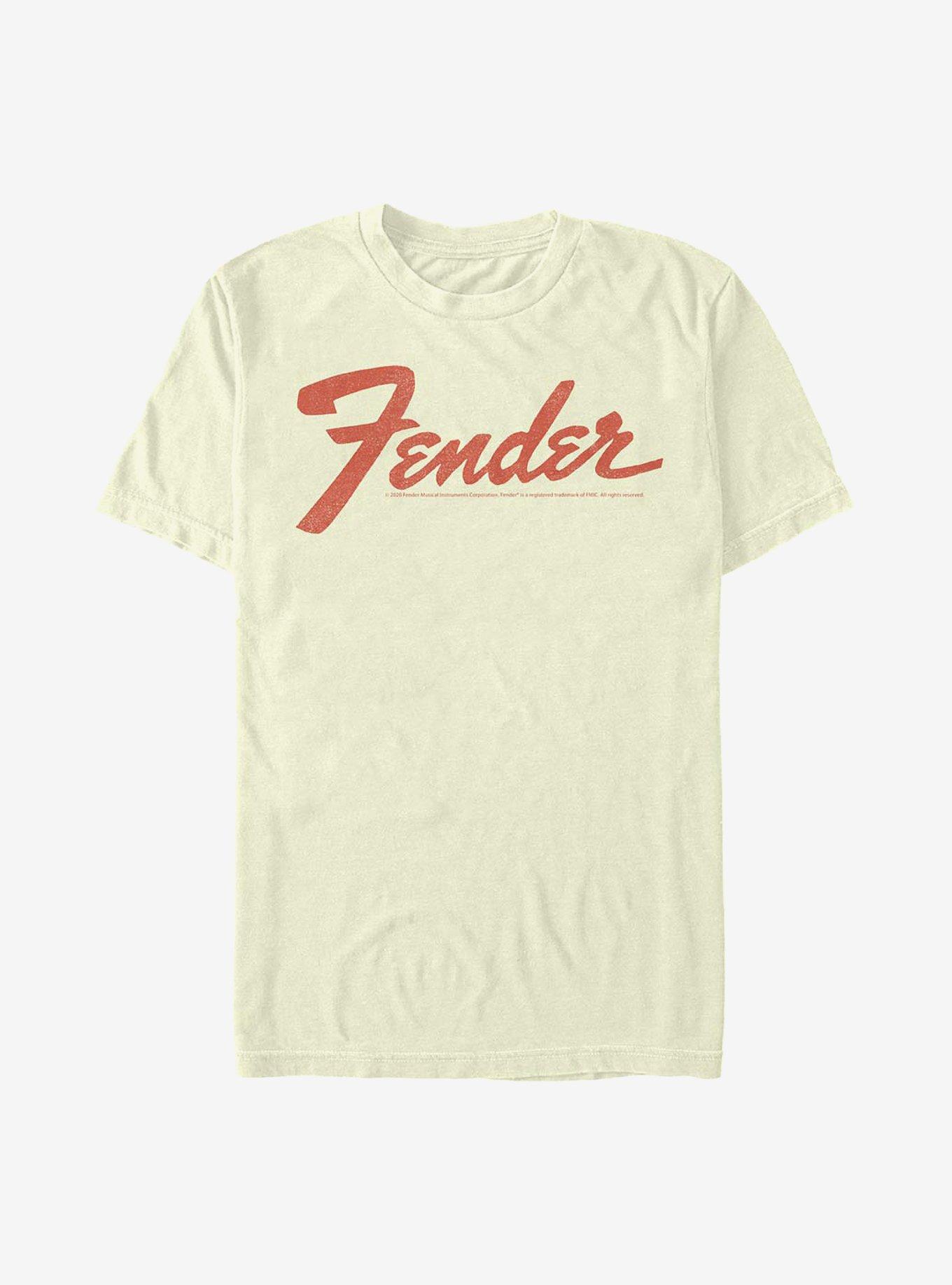 Fender Logo T-Shirt, NATURAL, hi-res