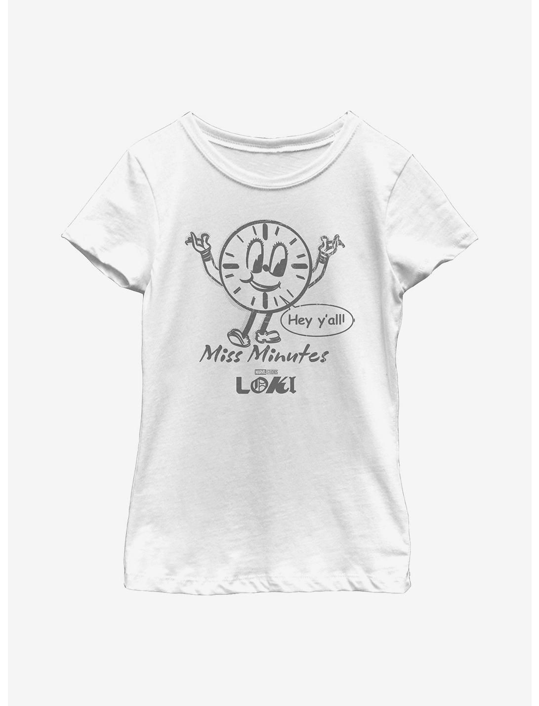 Marvel Loki Hey Miss Minutes Youth Girls T-Shirt, WHITE, hi-res
