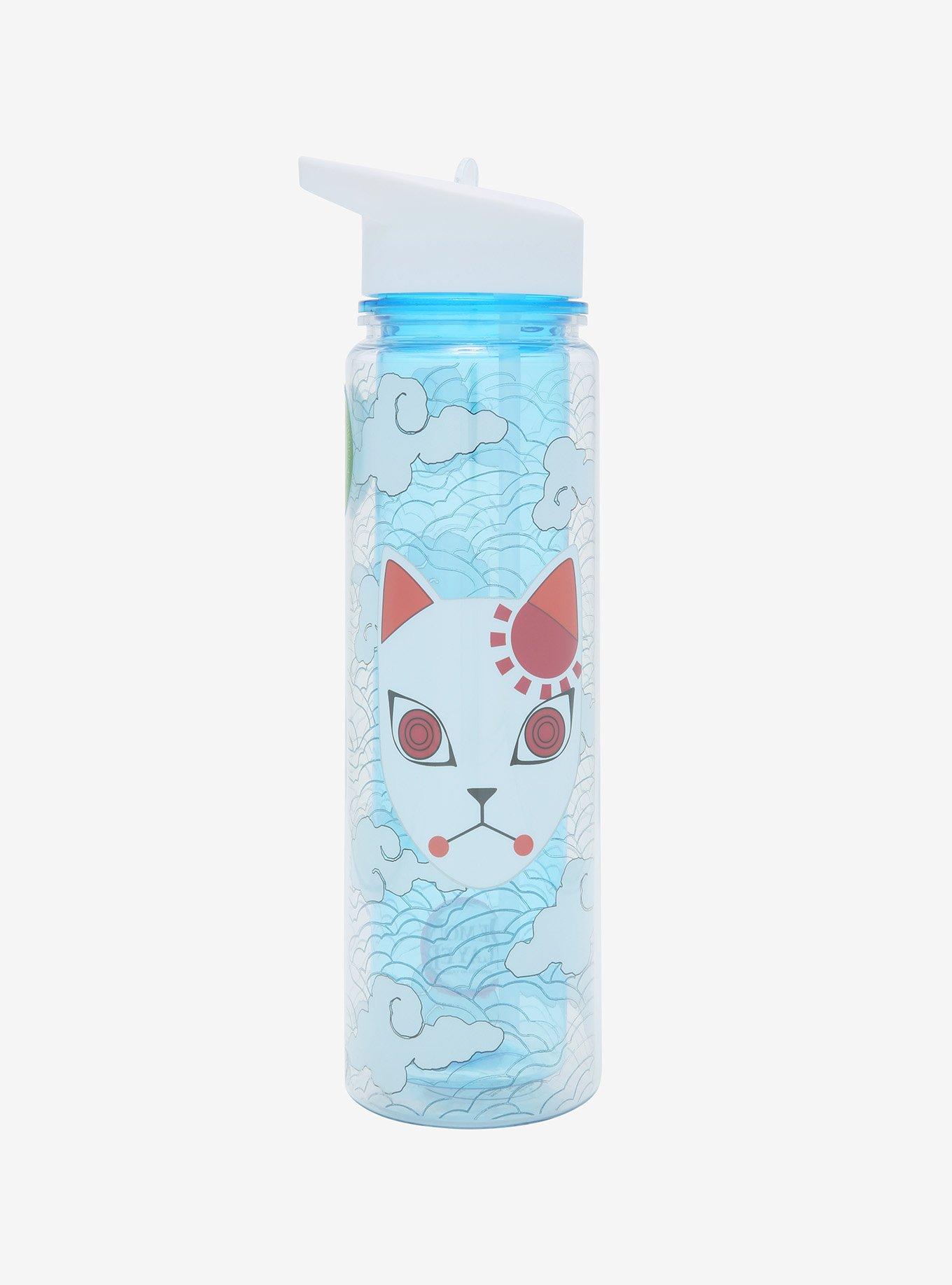Demon Slayer: Kimetsu No Yaiba Tanjiro Fox Mask Water Bottle, , hi-res