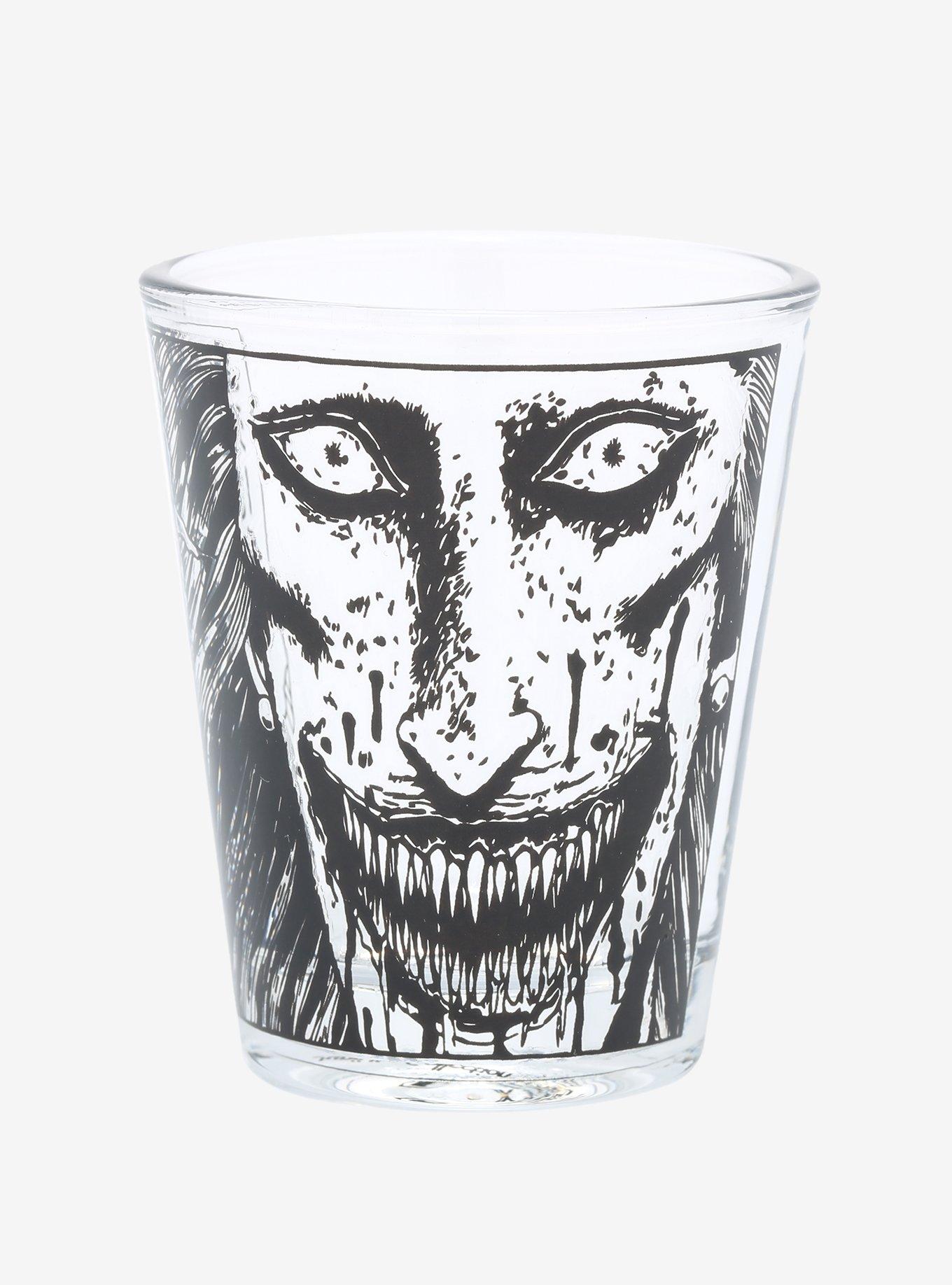 Junji Ito Fashion Model Pointed Tooth Face Mini Glass, , hi-res