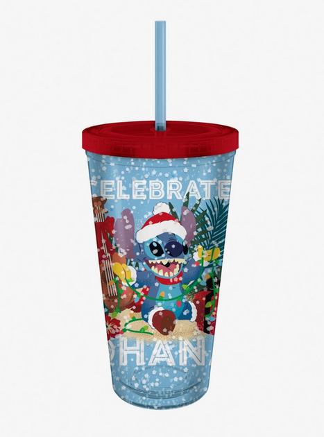 Hot Topic Disney Lilo & Stitch Stitch Jamming Acrylic Travel Cup