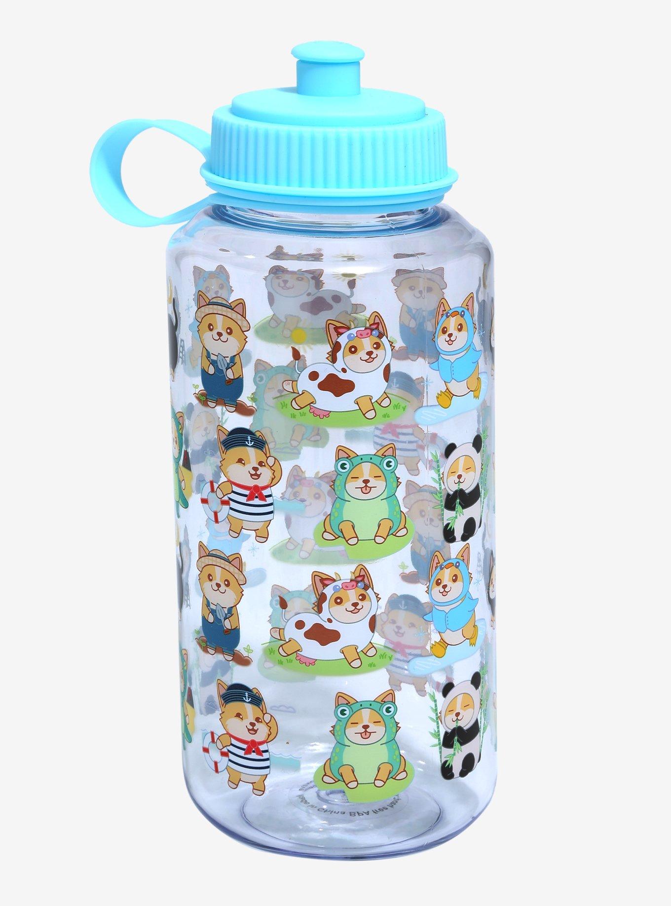 Corgis in Costumes Water Bottle, , hi-res