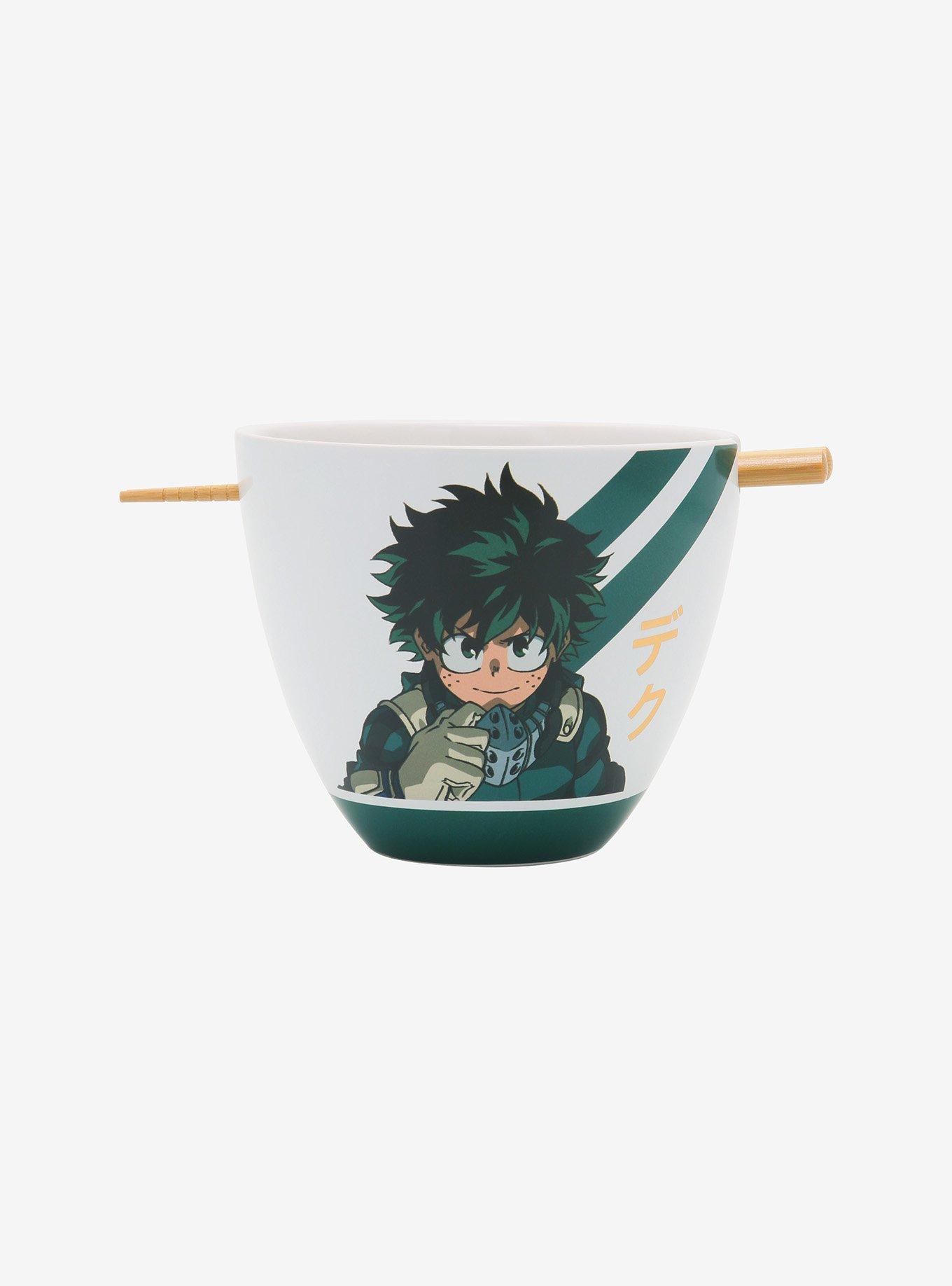 My Hero Academia Deku Ramen Bowl With Chopsticks, , hi-res