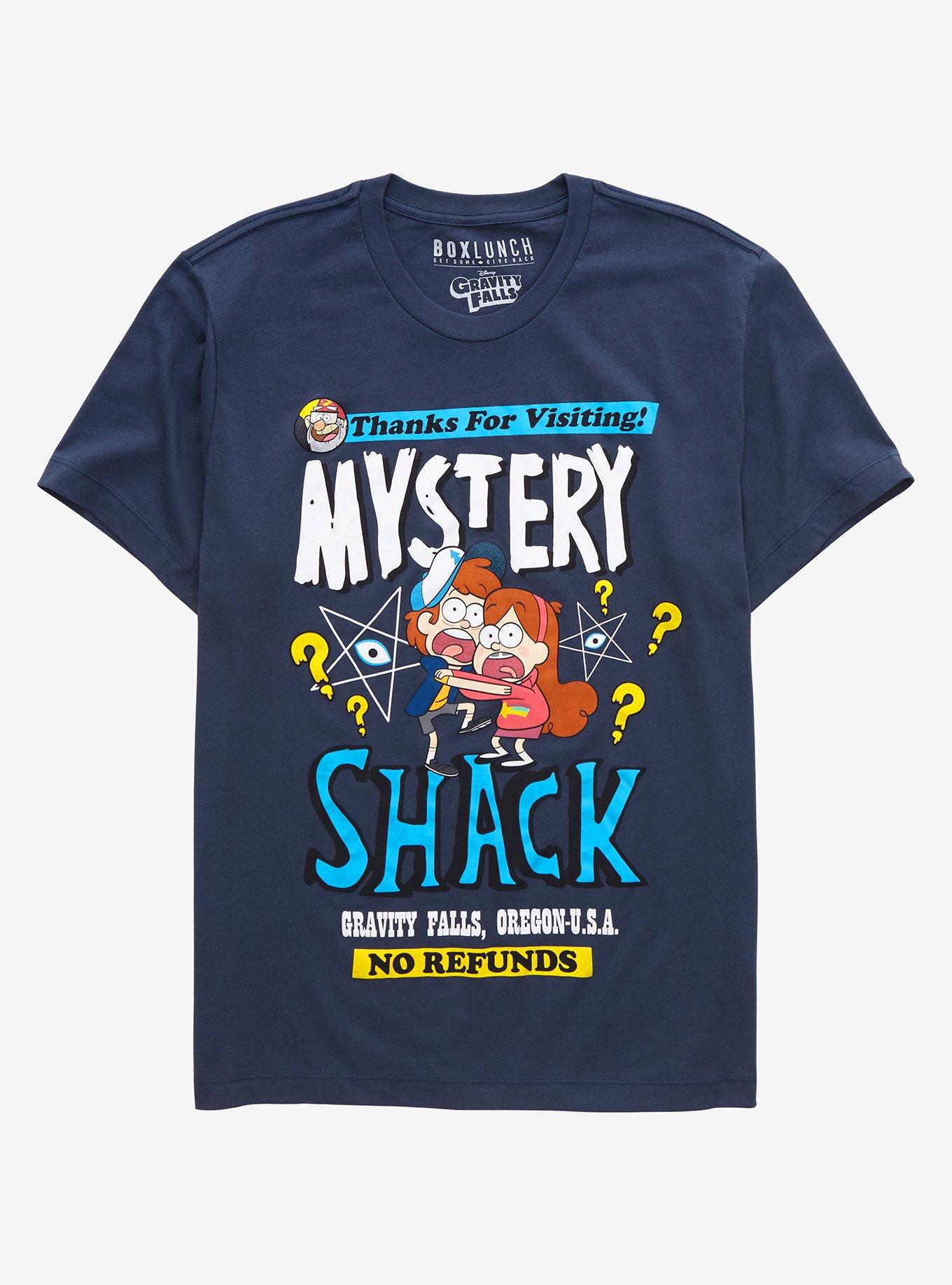 Disney Gravity Falls Mystery Shack Souvenir T-Shirt - BoxLunch Exclusive, NAVY, hi-res