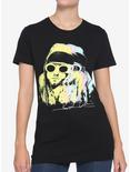 Nirvana Kurt Cobain Signature Girls T-Shirt, BLACK, hi-res