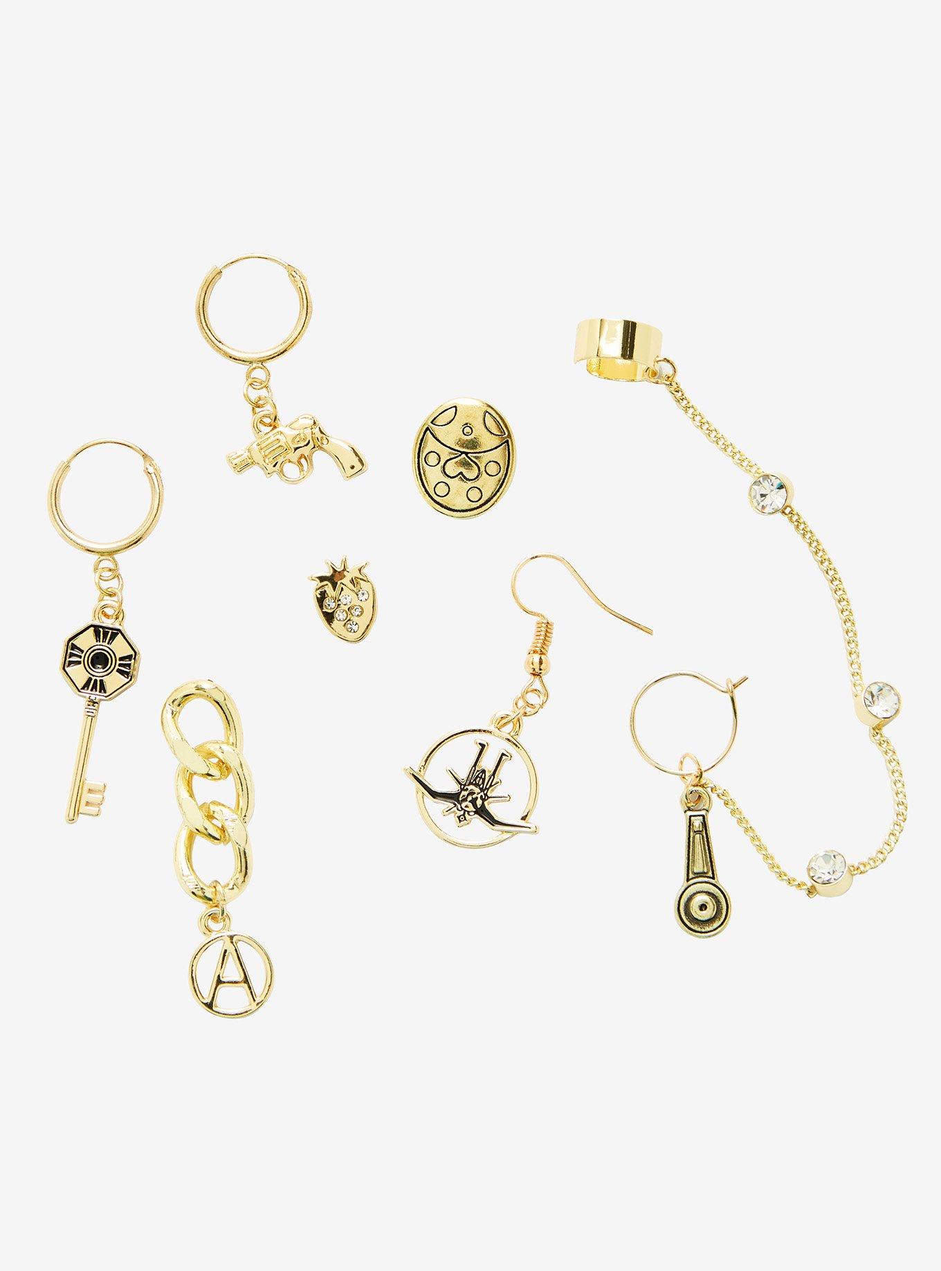 JoJo's Bizarre Adventure Stand Emblems Mix & Match Earrings Set