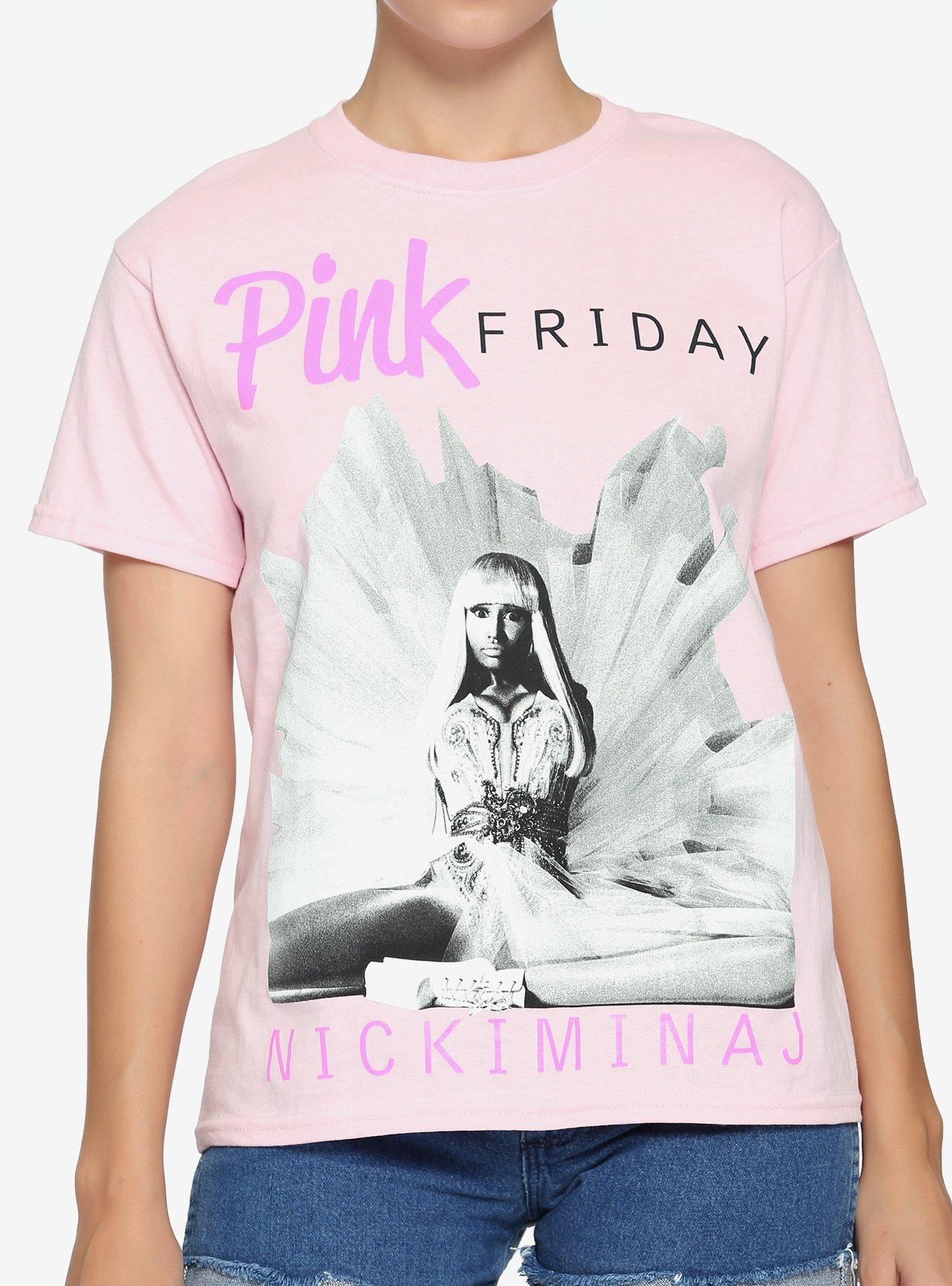 Nicki Minaj Pink Friday Boyfriend Fit Girls TShirt Hot Topic