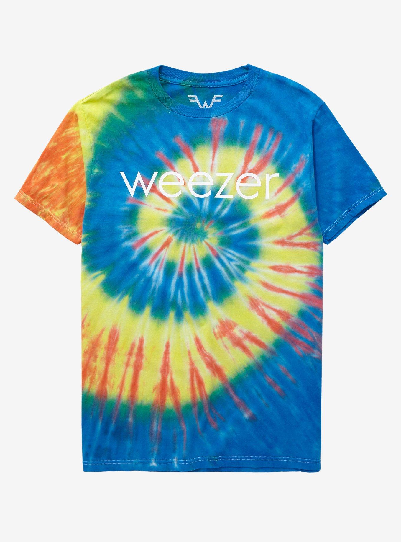 Weezer Logo Tie-Dye Girls T-Shirt, MULTI, hi-res