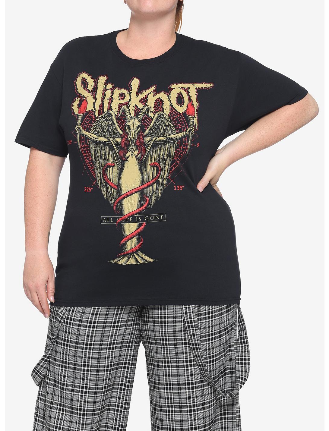 Slipknot All Hope Is Gone Snuff Girls T-Shirt Plus Size, BLACK, hi-res