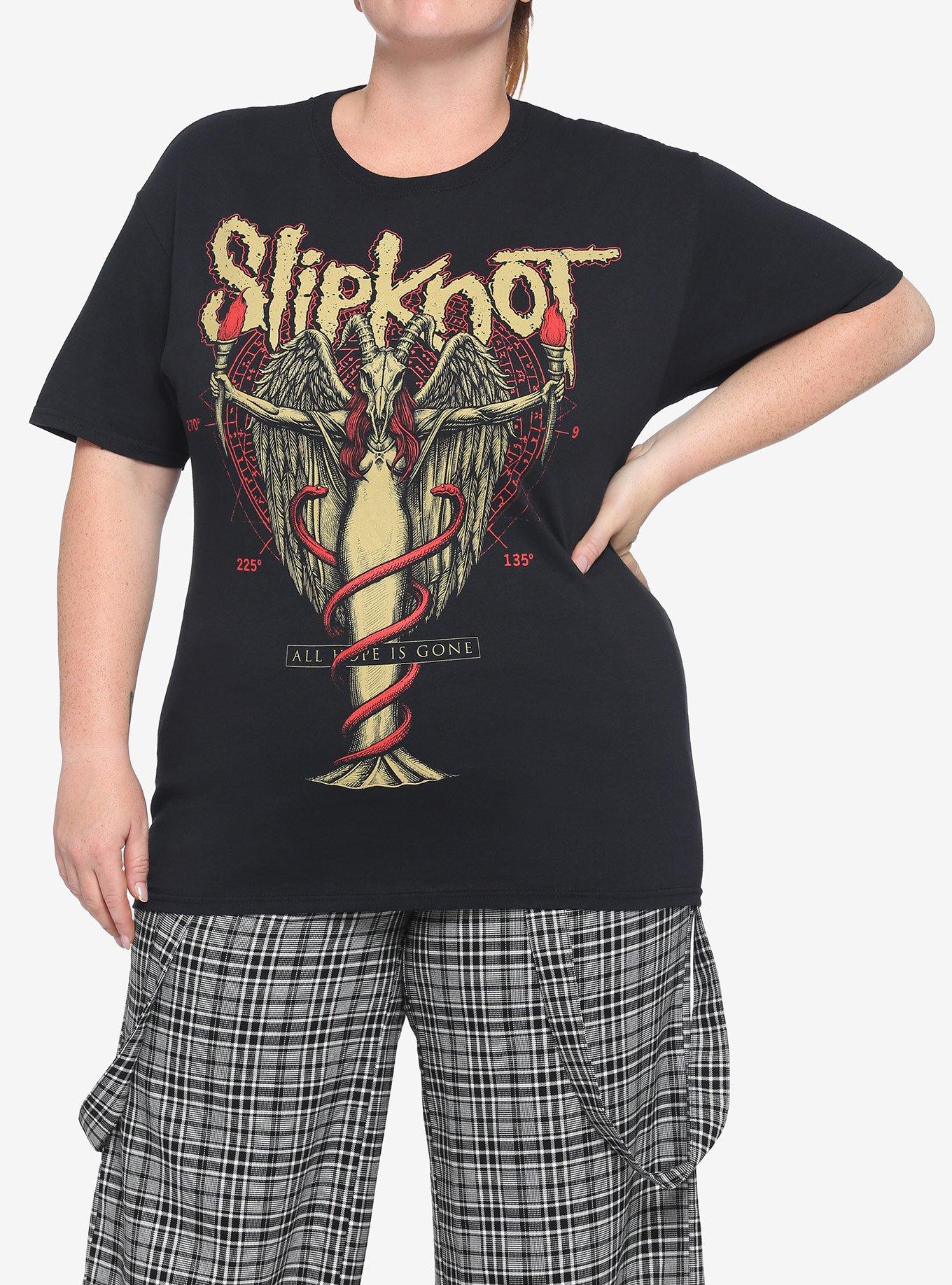 Slipknot All Hope Is Gone Snuff Girls T-Shirt Plus Size, BLACK, hi-res