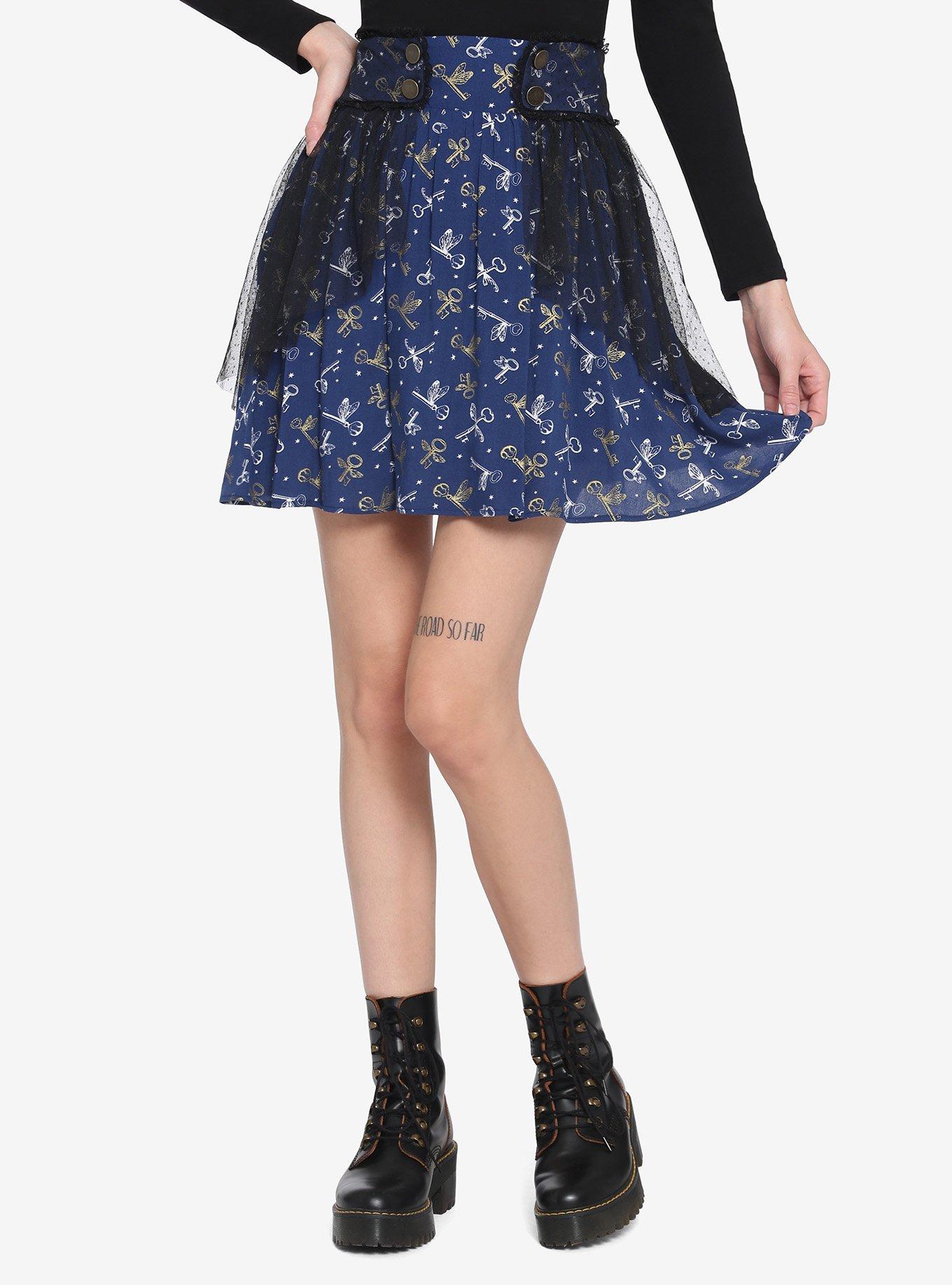 Harry Potter Flying Keys Skirt, MULTI, hi-res