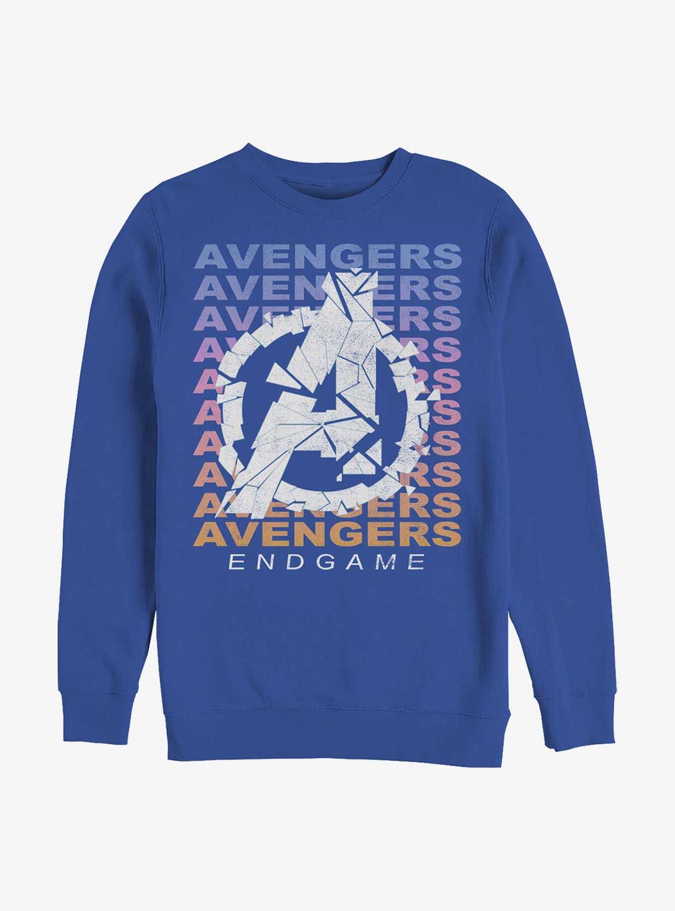 Marvel Avengers Gradient Logo Crew Sweatshirt, , hi-res