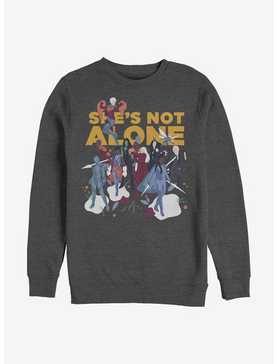 Marvel Avengers She's Not Alone Crew Sweatshirt, , hi-res