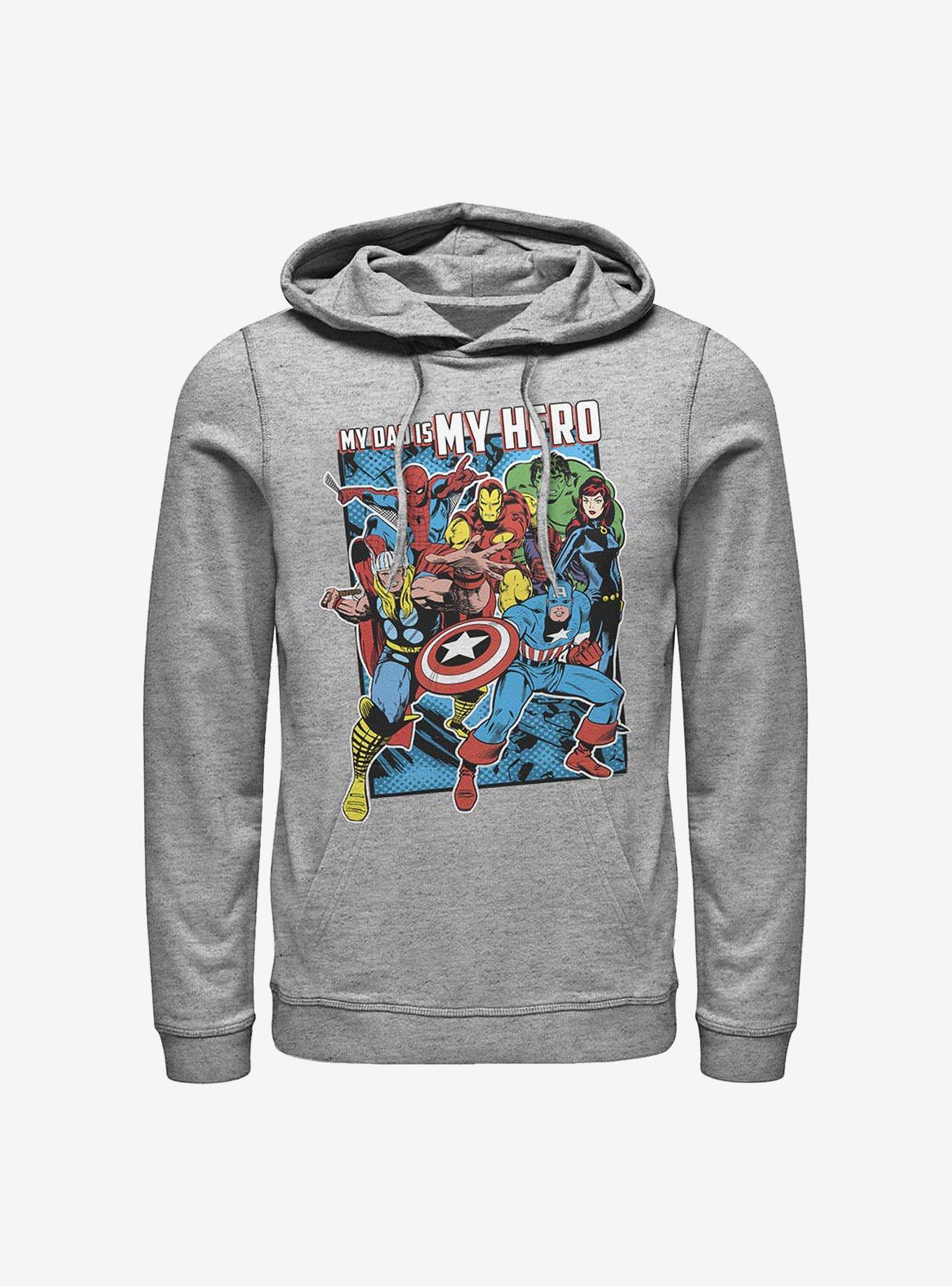 Marvel Avengers Hero Dad Is My Hero Hoodie, ATH HTR, hi-res