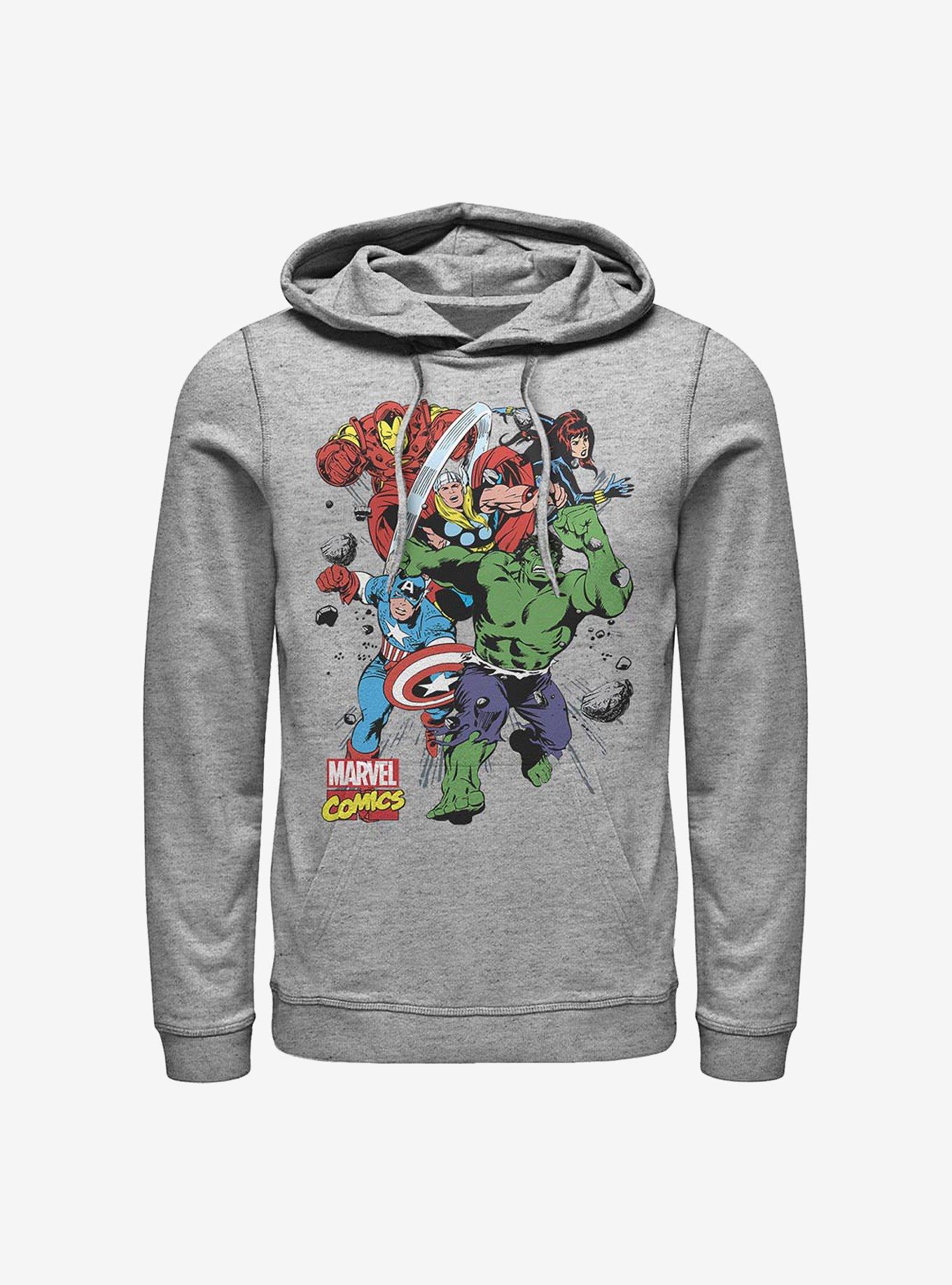 Marvel Avengers Marvel Starters Hoodie, ATH HTR, hi-res