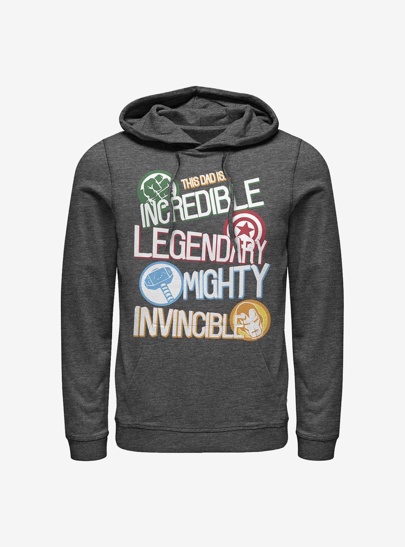 Marvel Avengers This Dad Is... Hoodie, CHAR HTR, hi-res