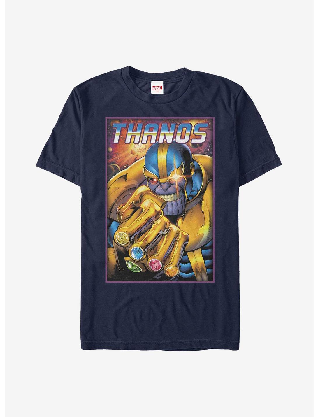 Marvel Avengers Thanos Close Up T-Shirt, NAVY, hi-res