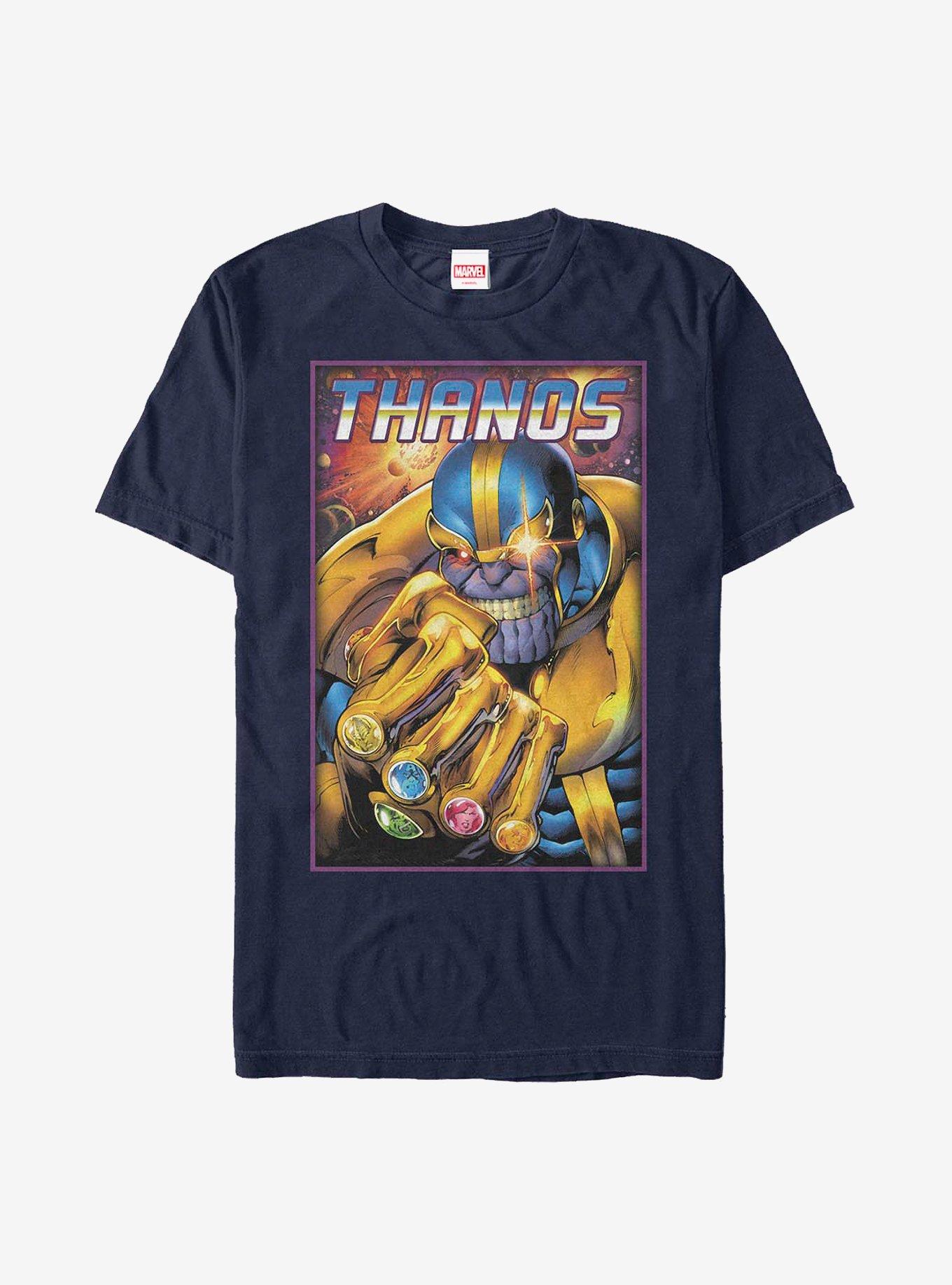 Marvel Avengers Thanos Close Up T-Shirt, NAVY, hi-res