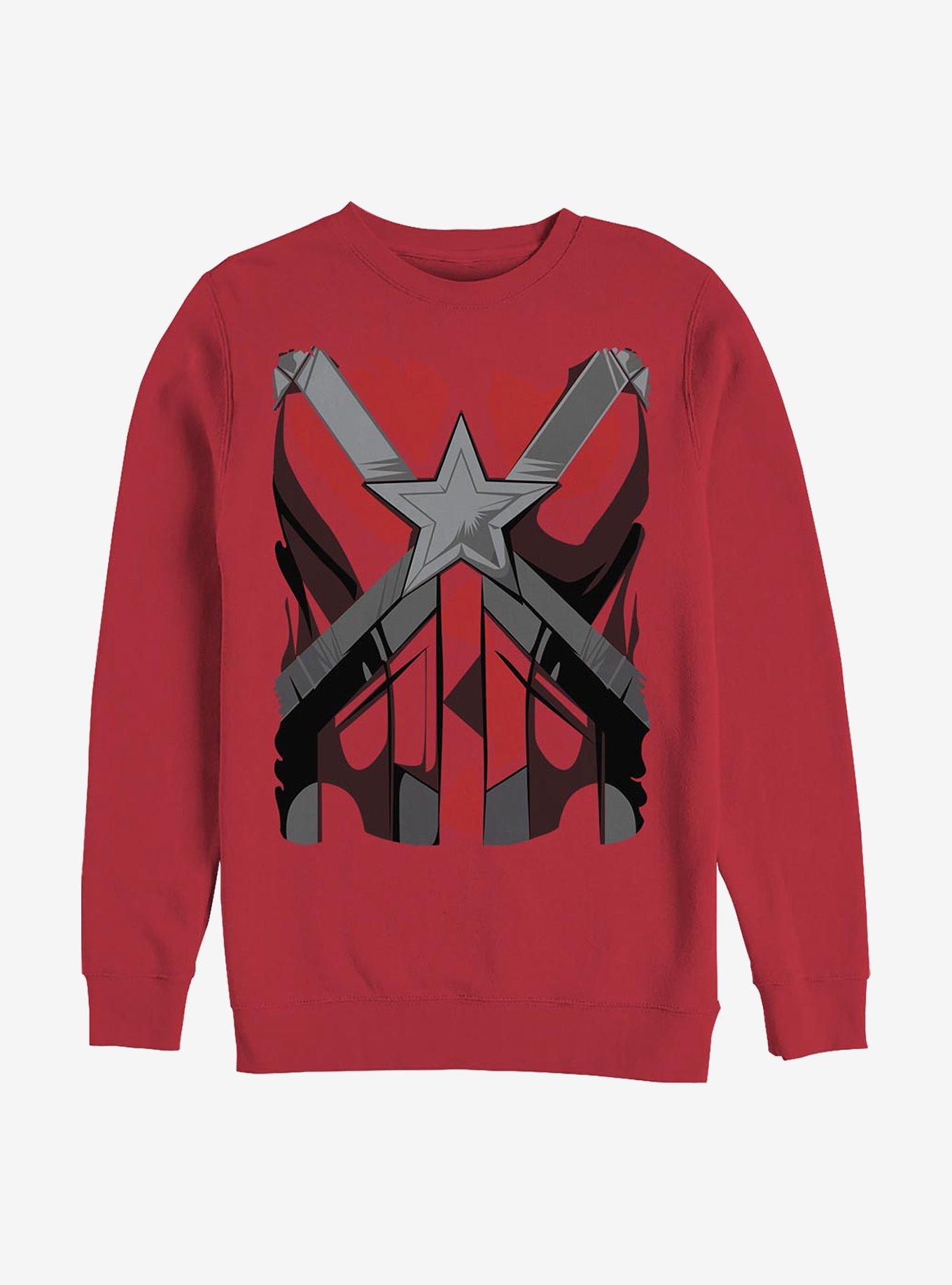 Marvel Black Widow Guardian Costume Crew Sweatshirt, , hi-res