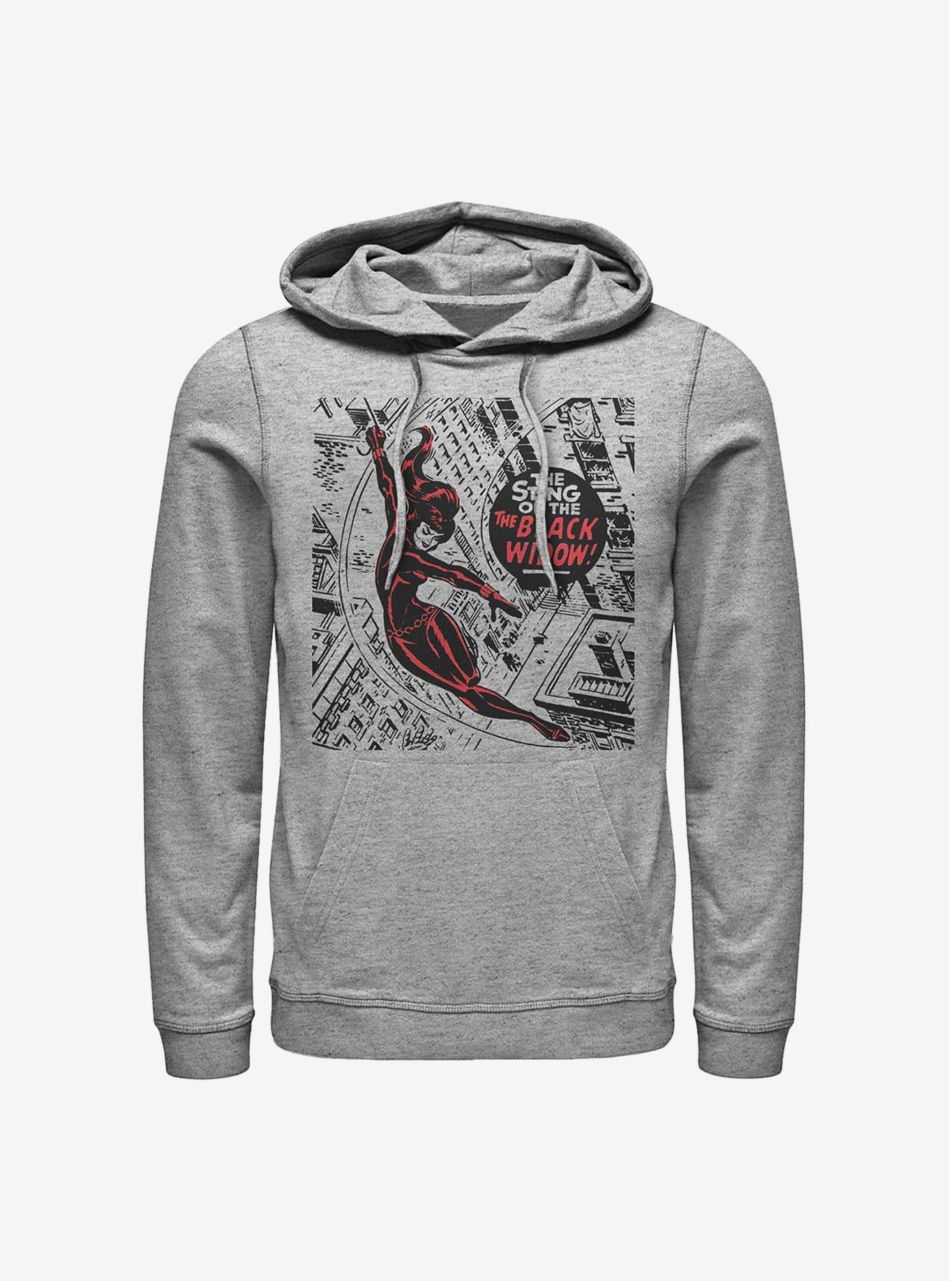 Marvel Black Widow City Hoodie, ATH HTR, hi-res