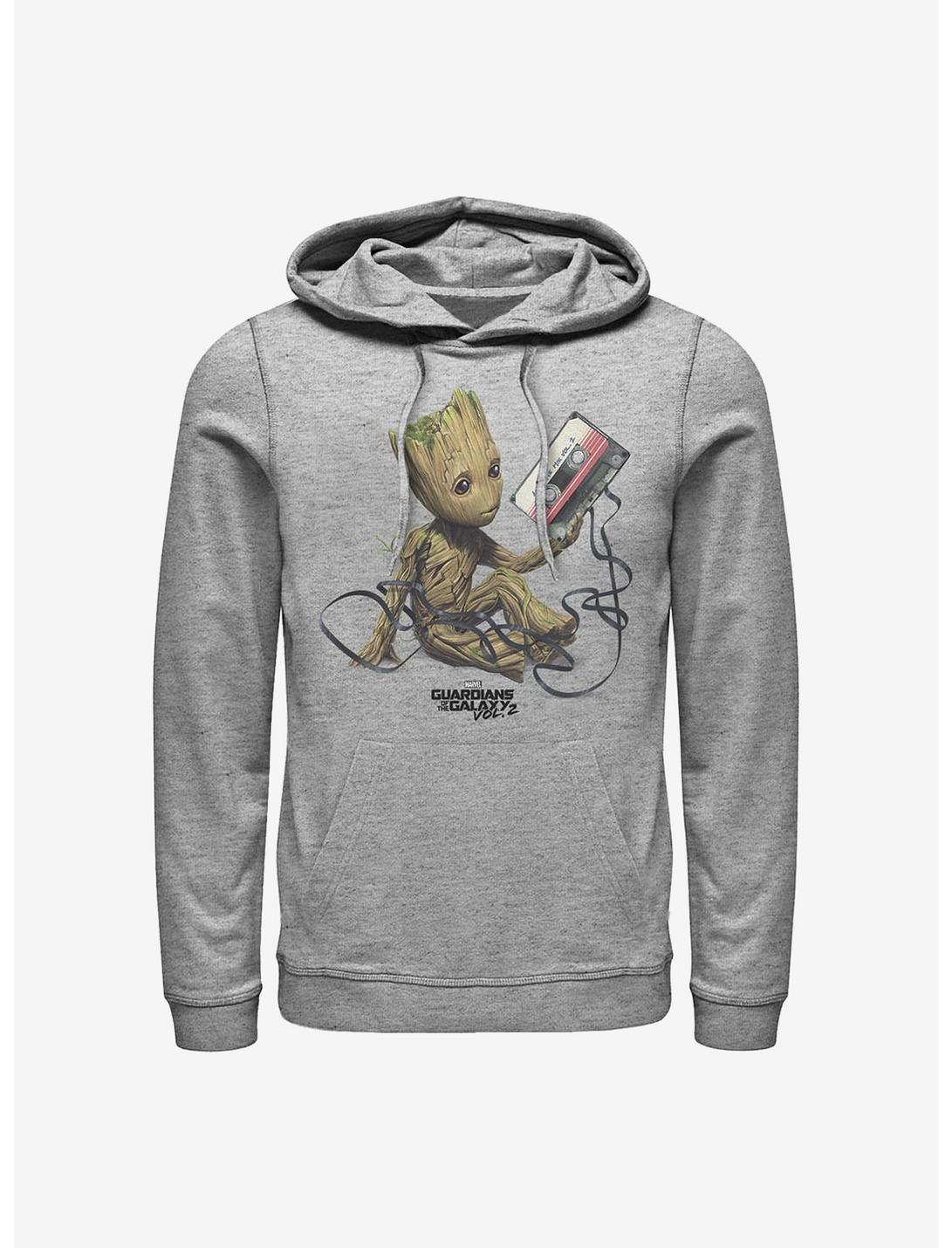 Marvel Guardians Of The Galaxy Groot Tape Hoodie, ATH HTR, hi-res