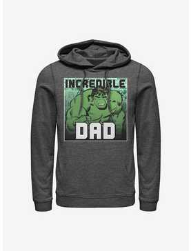 Marvel Hulk The Incredible Dad Hoodie, CHAR HTR, hi-res