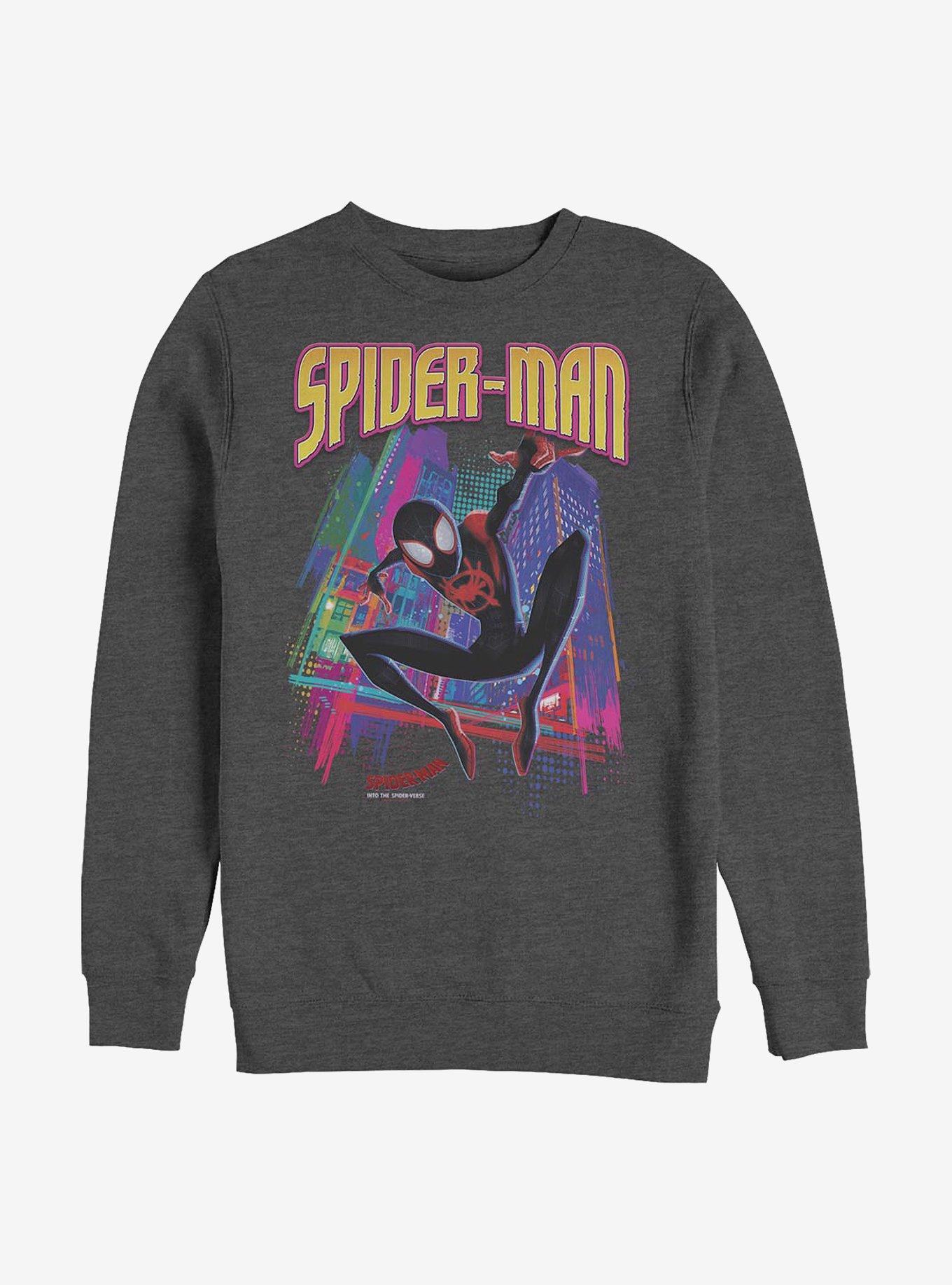 Marvel Spider-Man Tower Hero Crew Sweatshirt