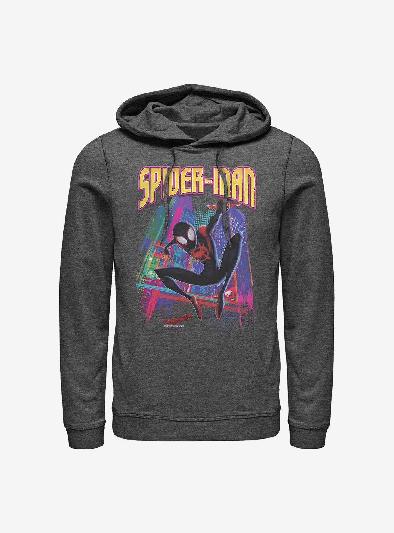 Marvel Spider-Man Tower Hero Hoodie, CHAR HTR, hi-res