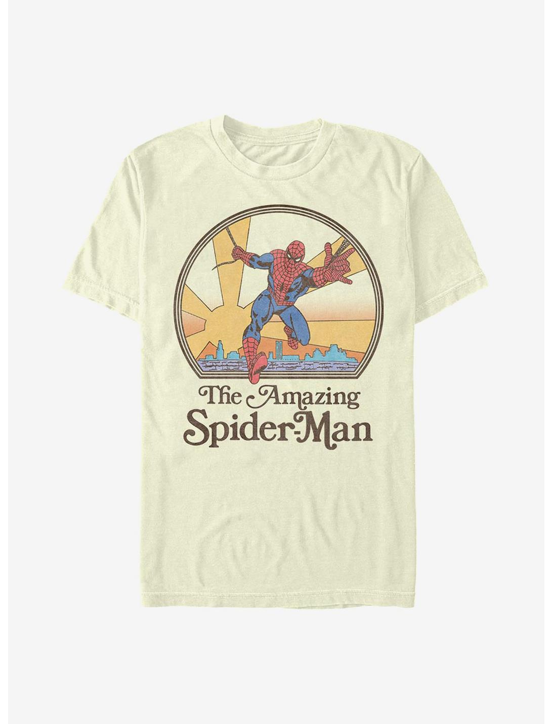 Marvel Spider-Man Amazing Spiderman 70's T-Shirt, NATURAL, hi-res