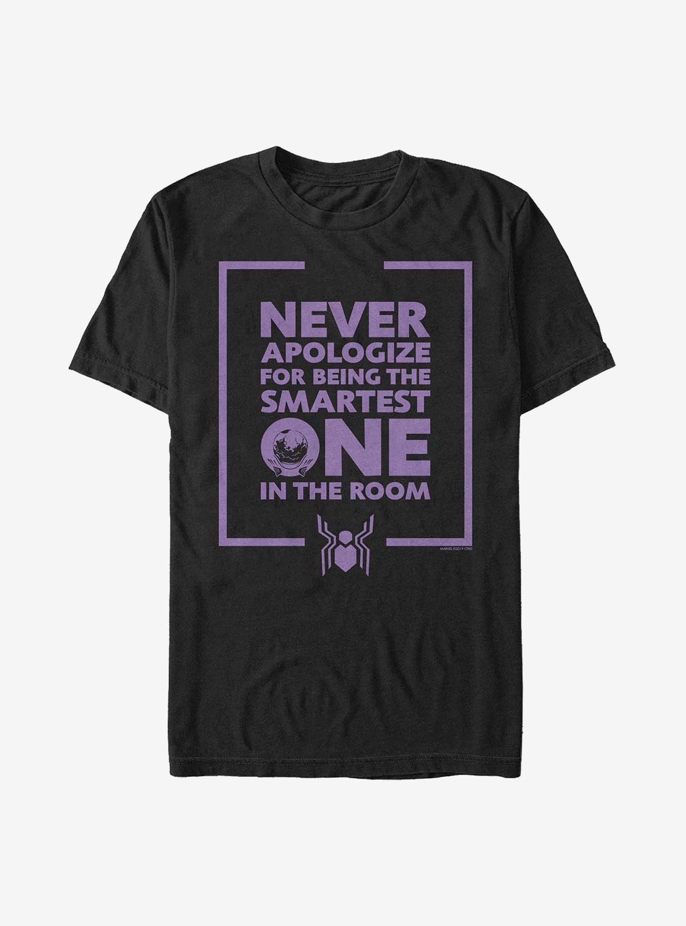 Marvel Spider-Man Never Apologize T-Shirt