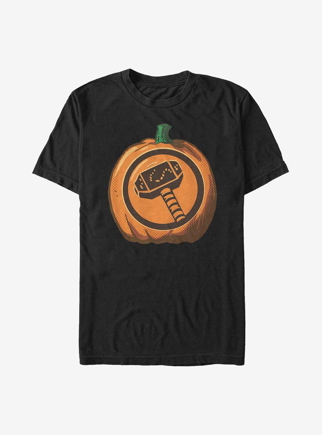 Marvel Thor Pumpkin T-Shirt, BLACK, hi-res