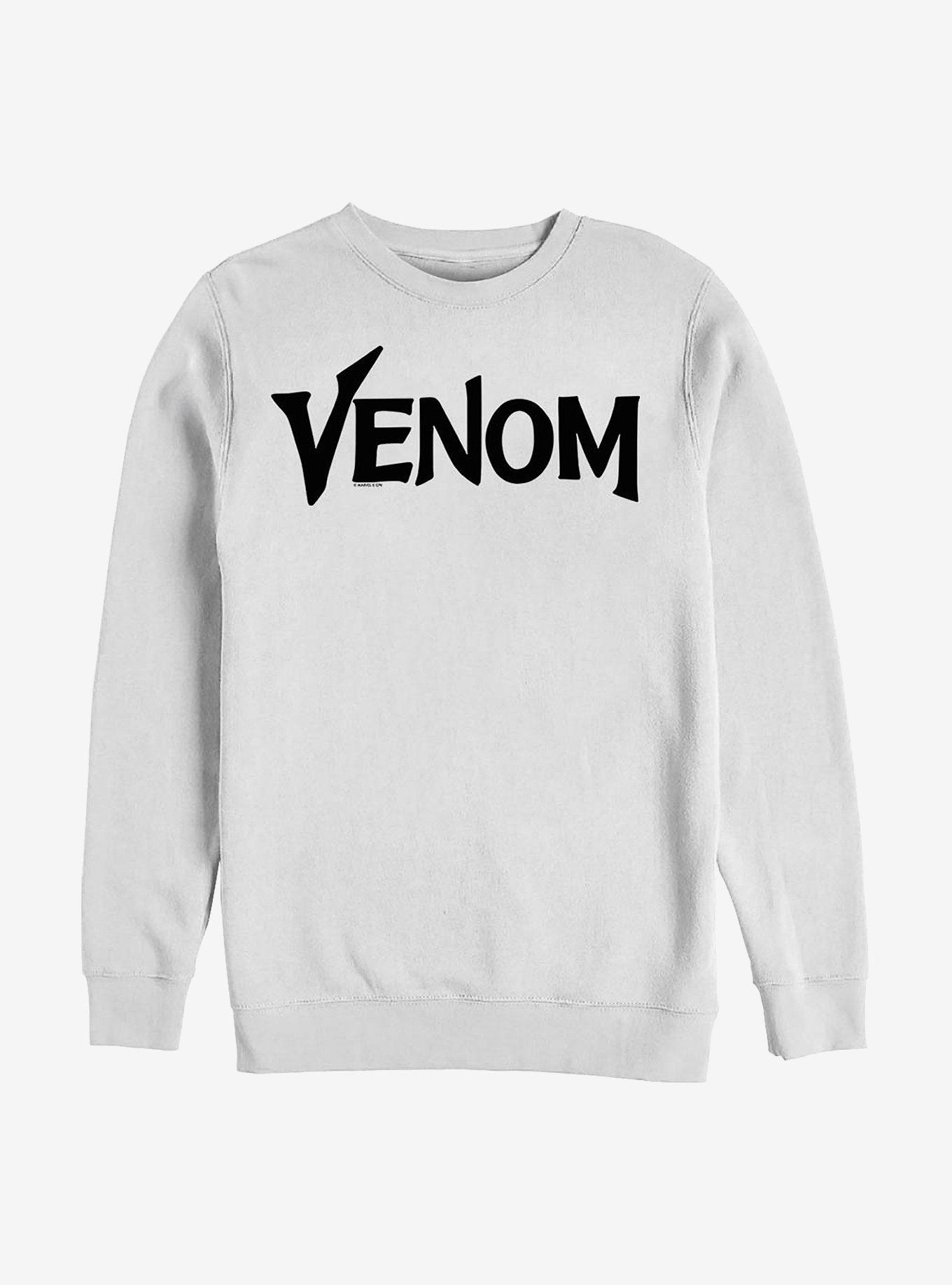 Marvel Venom Logo Crew Sweatshirt, WHITE, hi-res