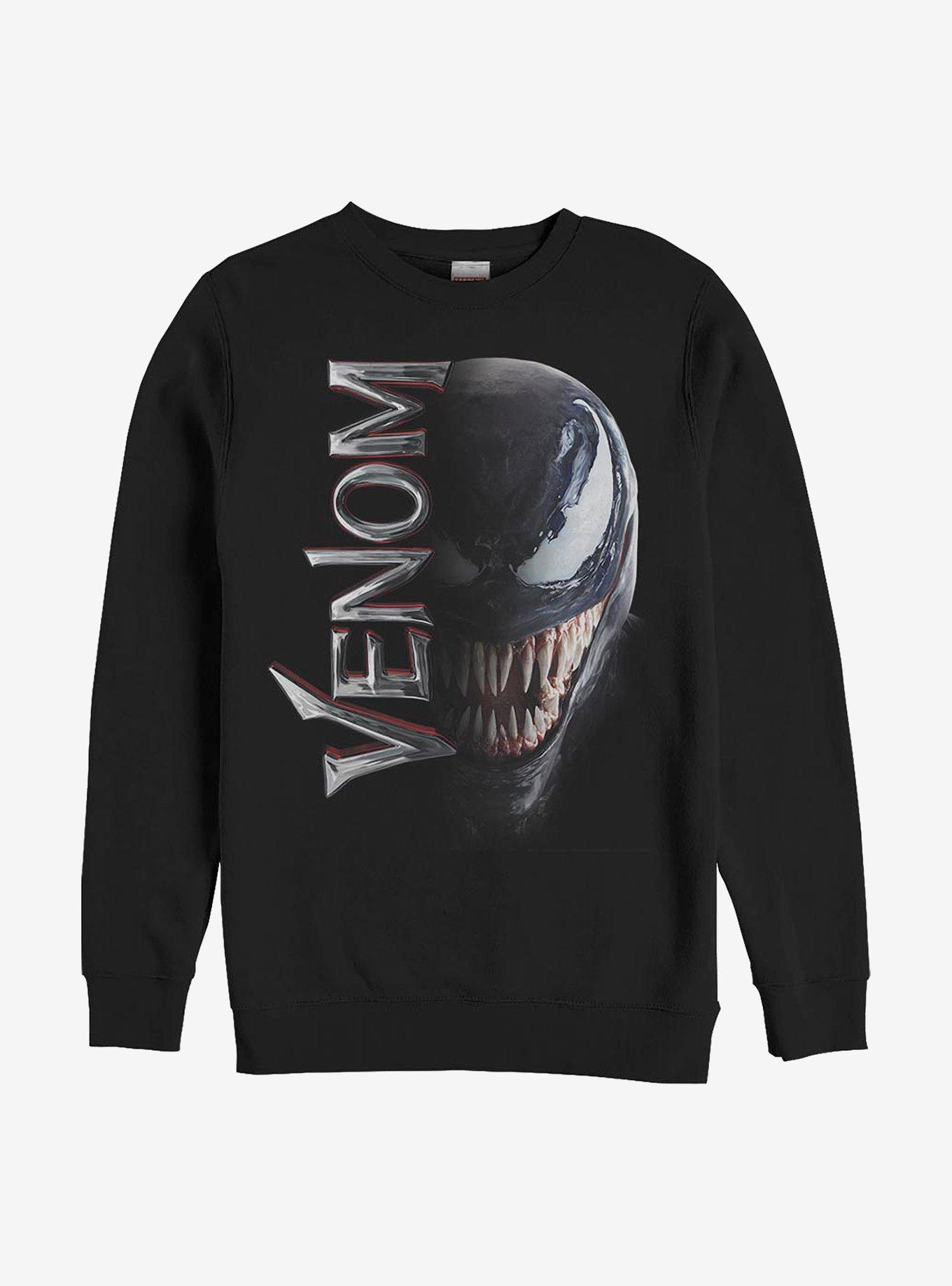 Marvel Venom Split Crew Sweatshirt