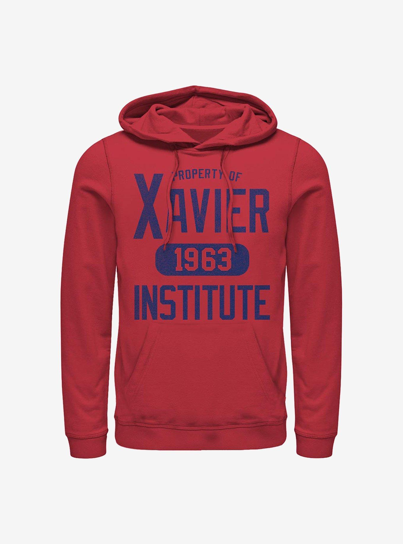Marvel X-Men Varsity Property Of Xavier Hoodie, RED, hi-res