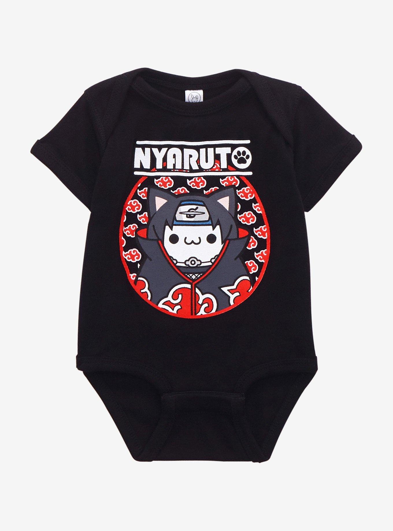 Nyaruto Itachi Uchiha Infant One-Piece - BoxLunch Exclusive, BLACK, hi-res