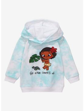 Disney Moana Ocean Connects Us Toddler Tie-Dye Hoodie - BoxLunch Exclusive, , hi-res