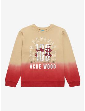 Disney Winnie the Pooh Explore Hundred Acre Wood Dip-Dye Youth Crewneck - BoxLunch Exclusive, , hi-res