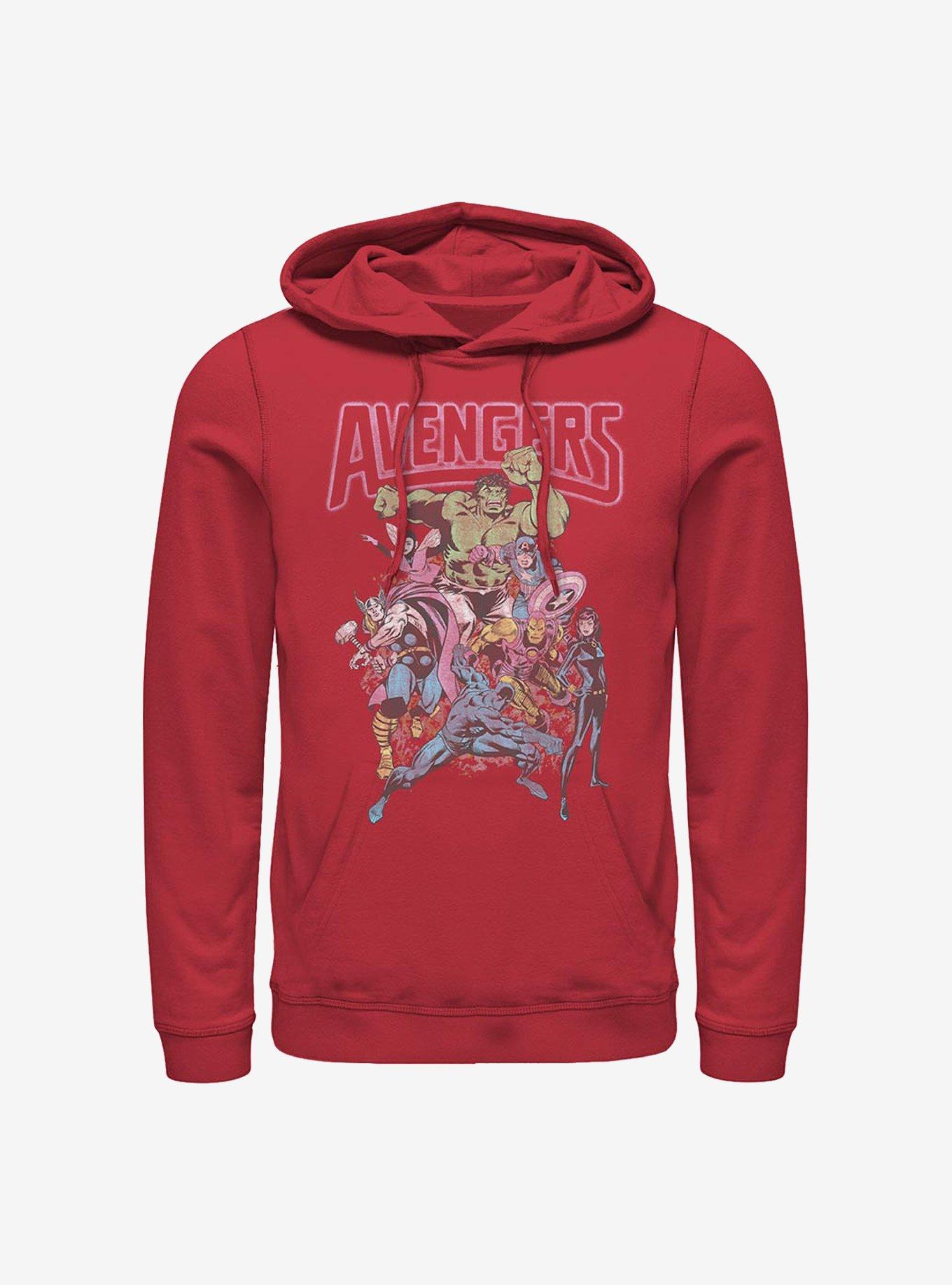 Marvel Avengers Band Tee Hoodie