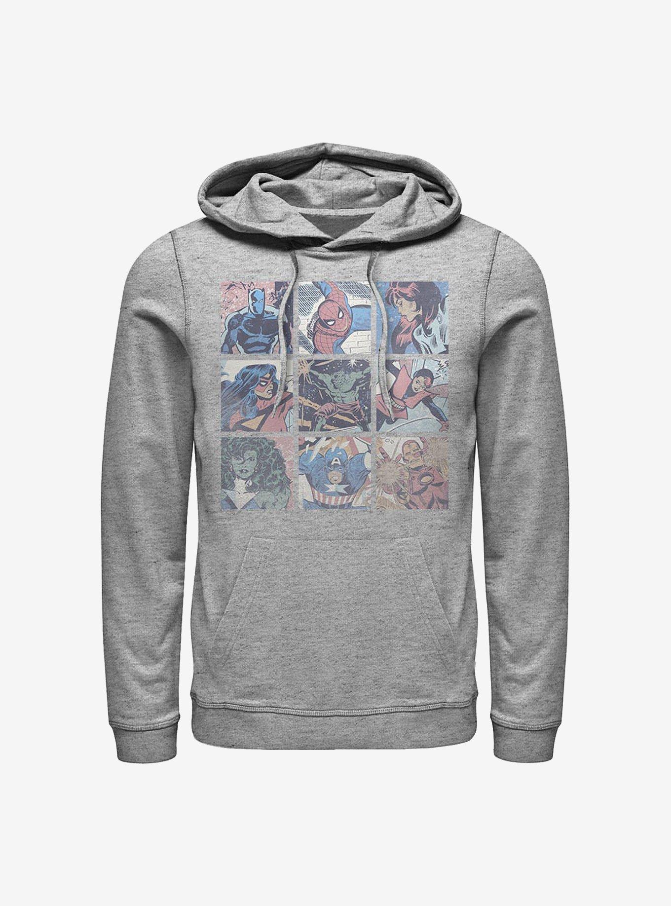 Marvel Avengers Pastel Heroes Hoodie, ATH HTR, hi-res