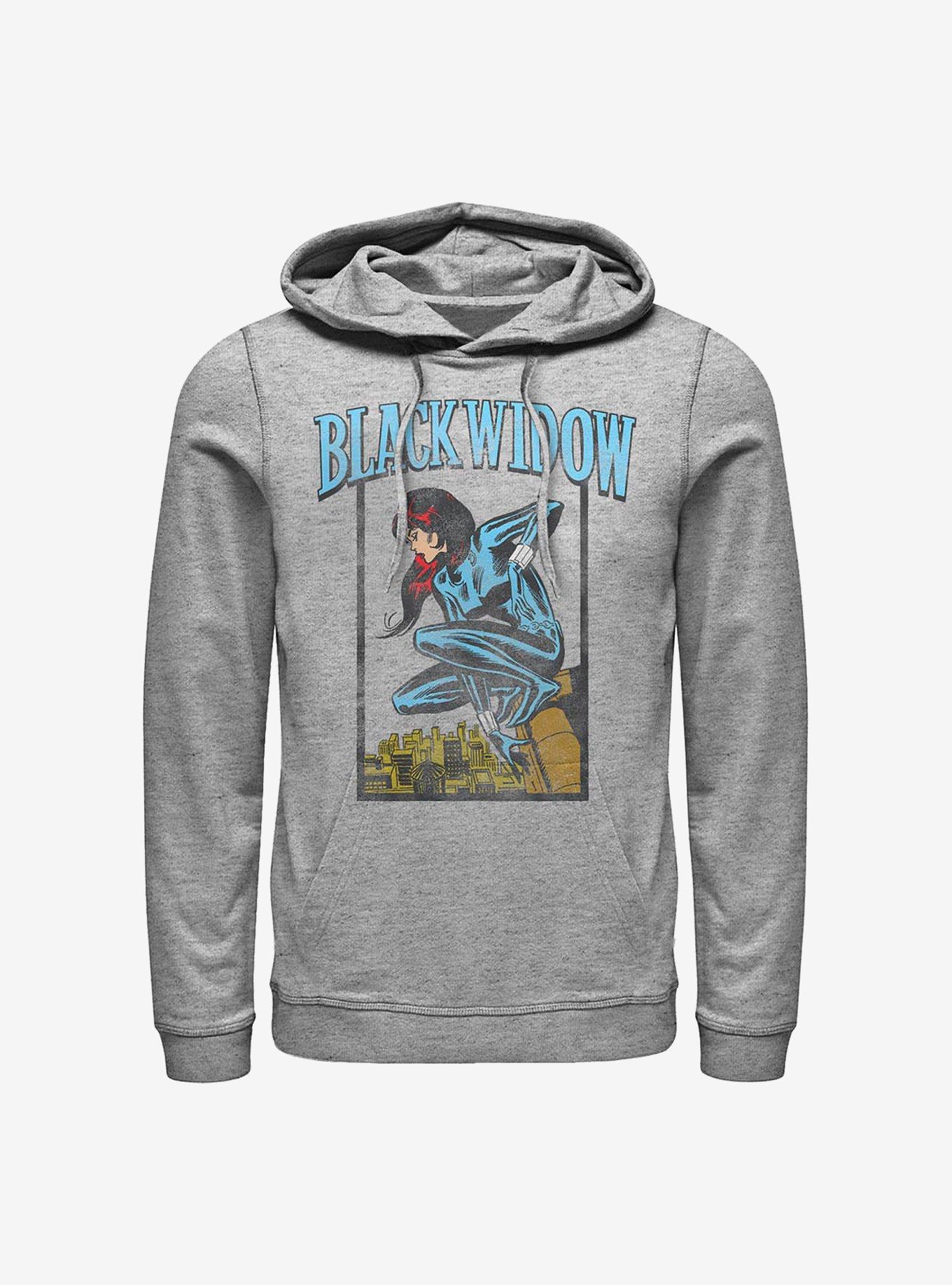 Marvel Black Widow City Watching Hoodie, ATH HTR, hi-res