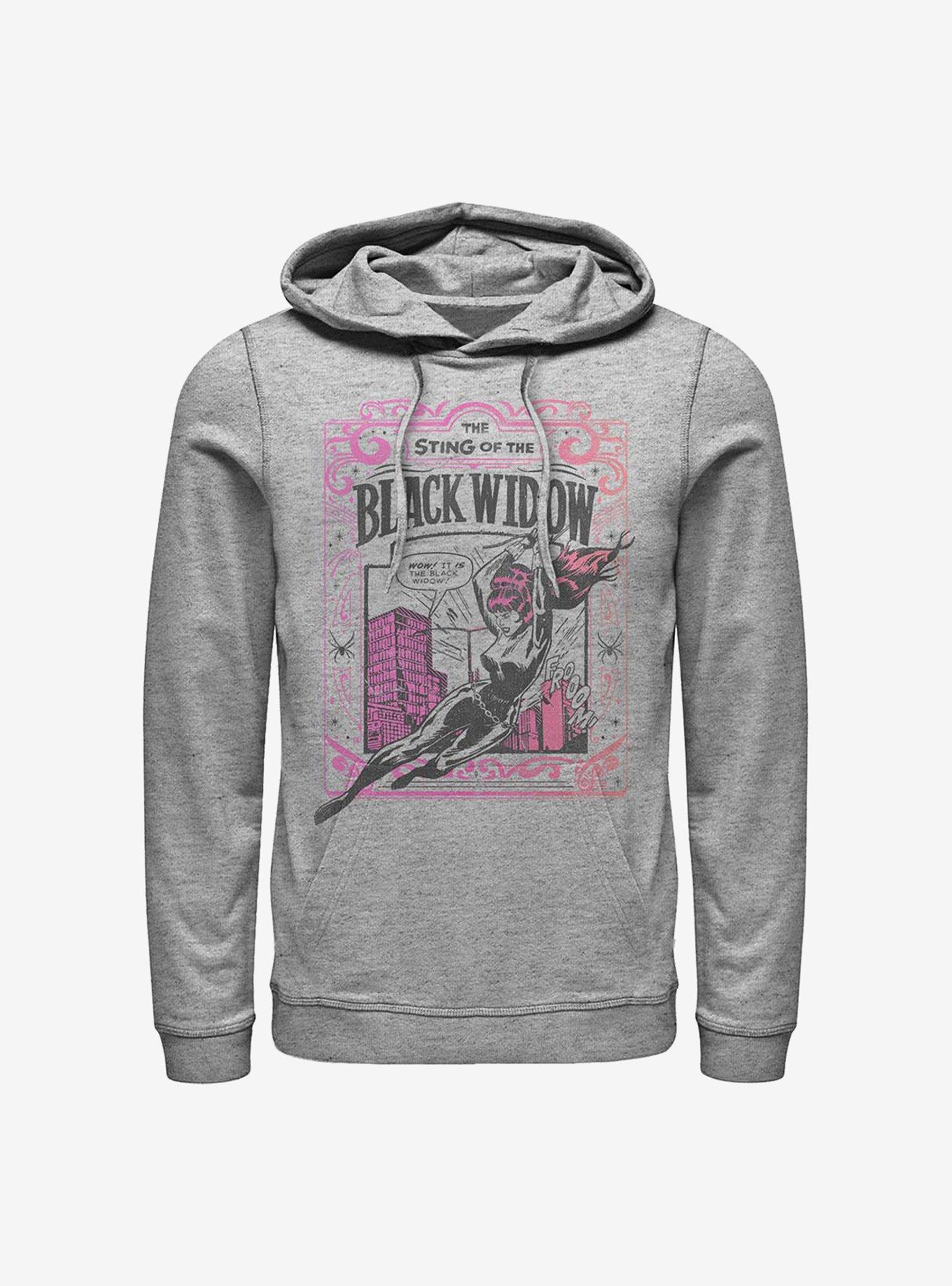 Marvel Black Widow The Sting Of Hoodie, ATH HTR, hi-res