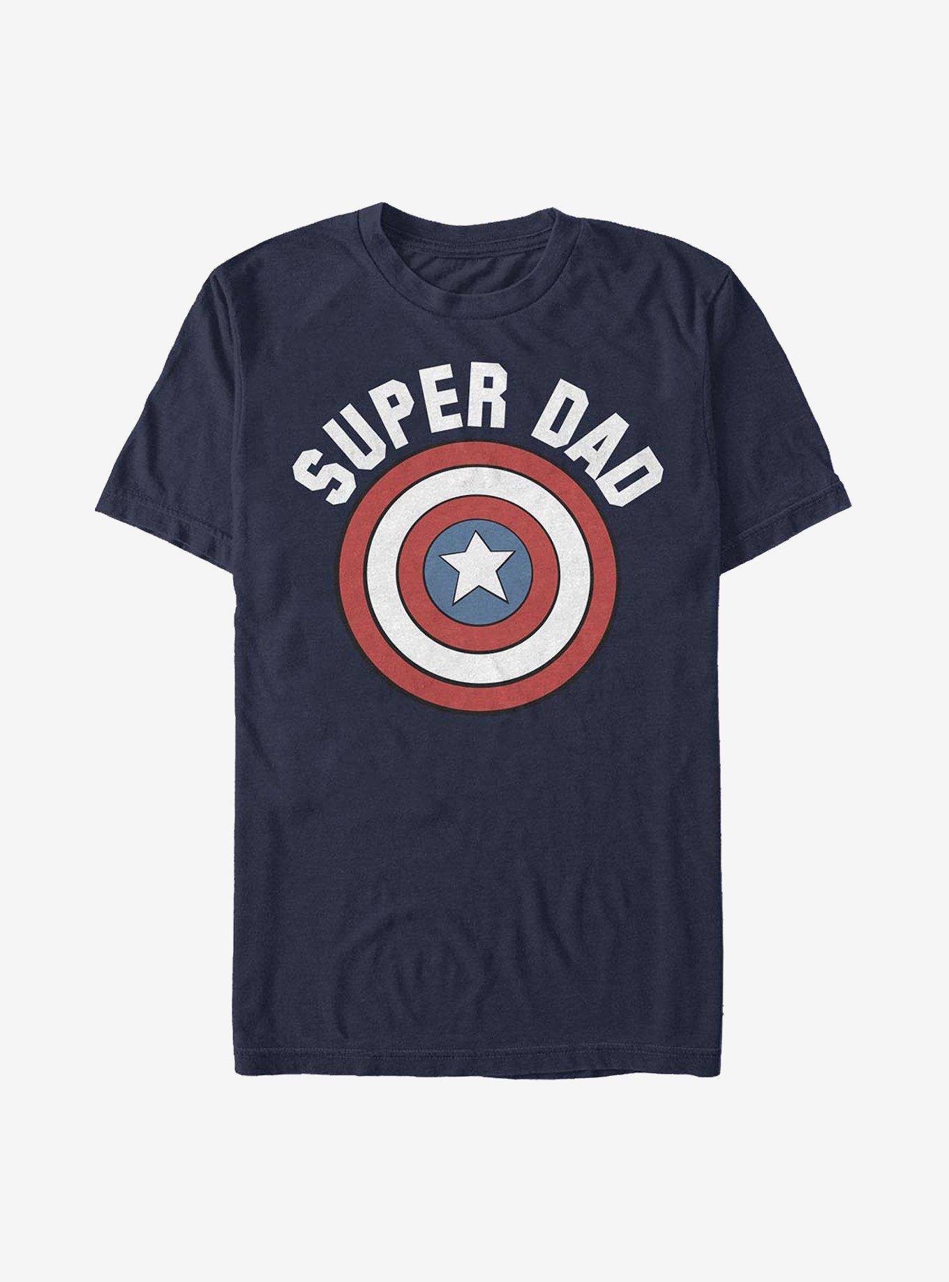 Marvel Captain America Super Dad T-Shirt