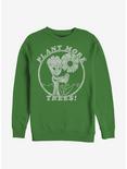 Marvel Guardians Of The Galaxy Groot Plant More Trees Crew Sweatshirt, KELLY, hi-res